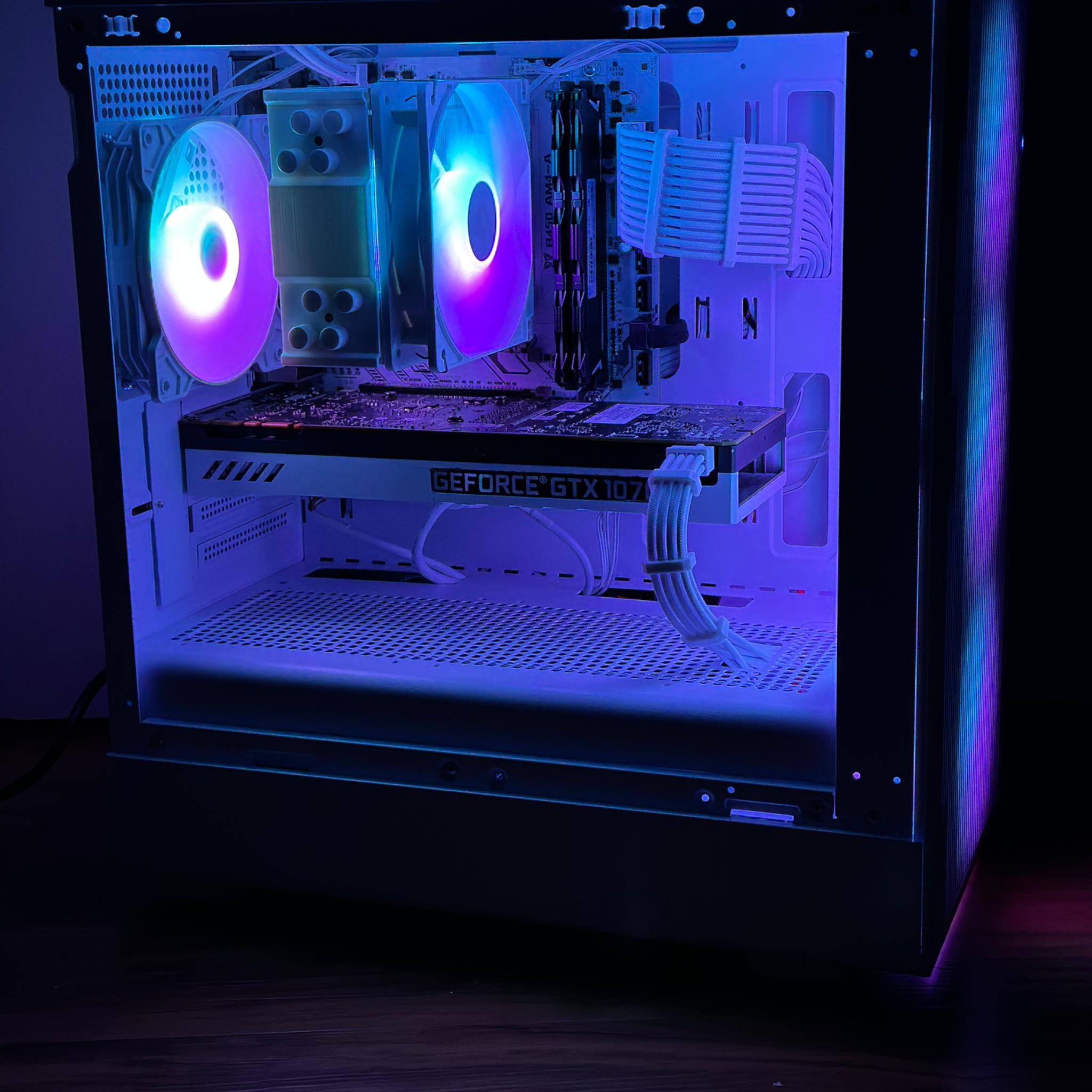 GTX 1070 | Ryzen 5 2600x | 16GB DDR4 | 1.26TB | Windows 11 | Office 2024 | WiFi | Custom Gaming PC