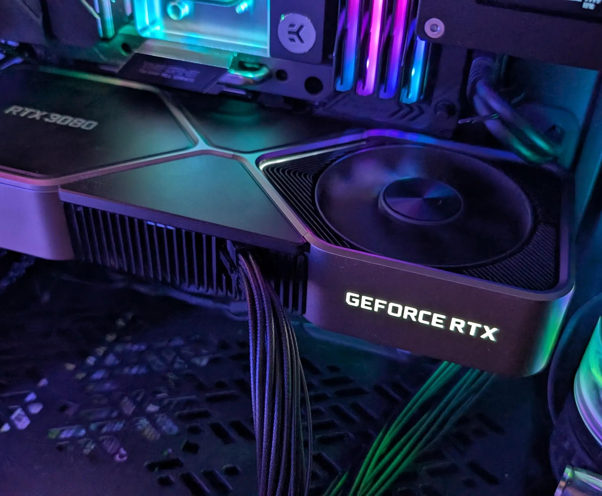 RTX 3080 FE with EKWB waterblock