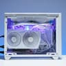 Compact All White Gaming PC | RTX 3070 | Ryzen 7 5700x | Mini-ITX NR200P | ARGB