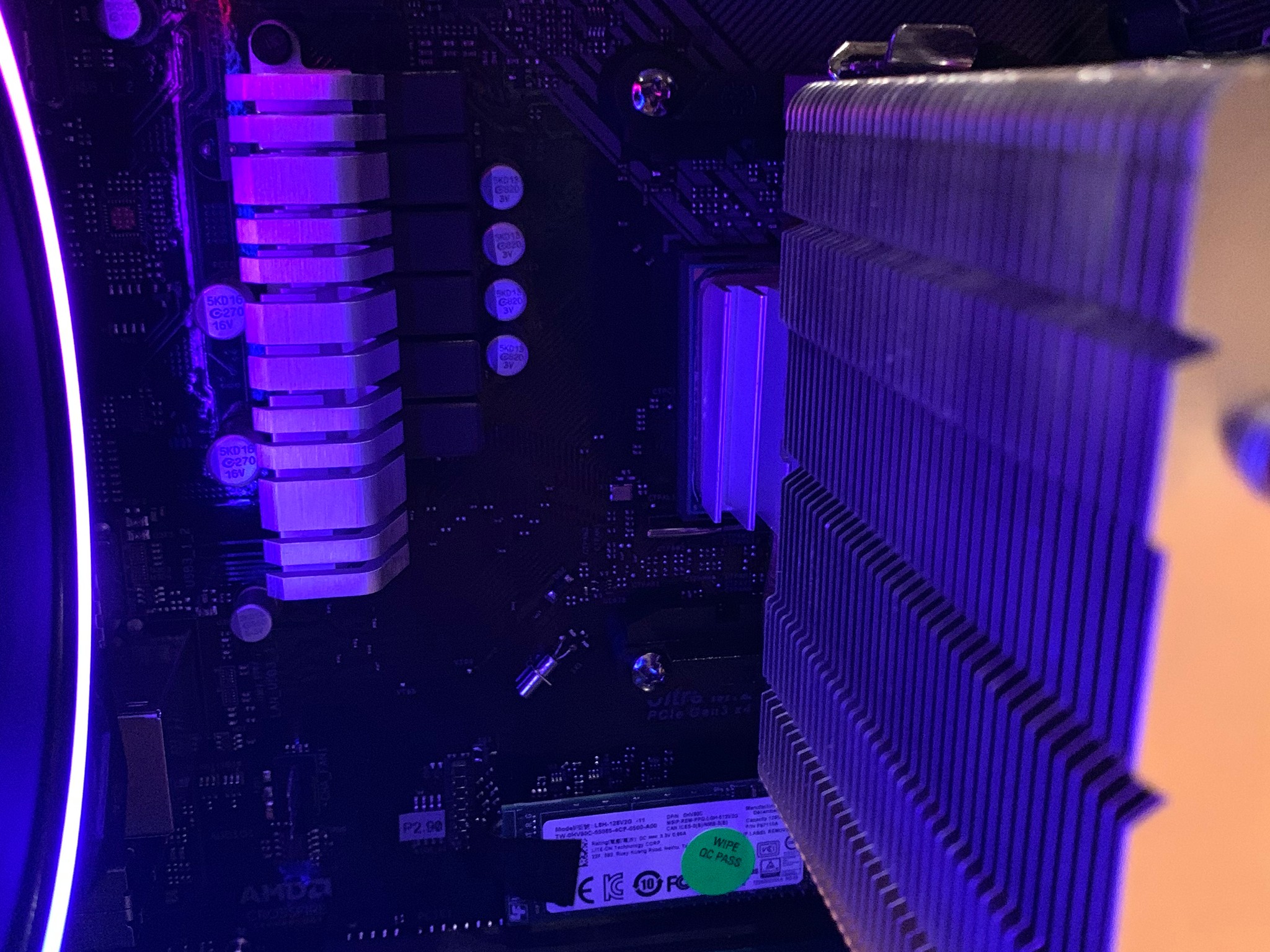 RYZEN 5 1600 GTX 1070 VR READY 1080P 4K STREAMING/EDITING/GAMING RGB PC 16GB RAM 500GB SSD