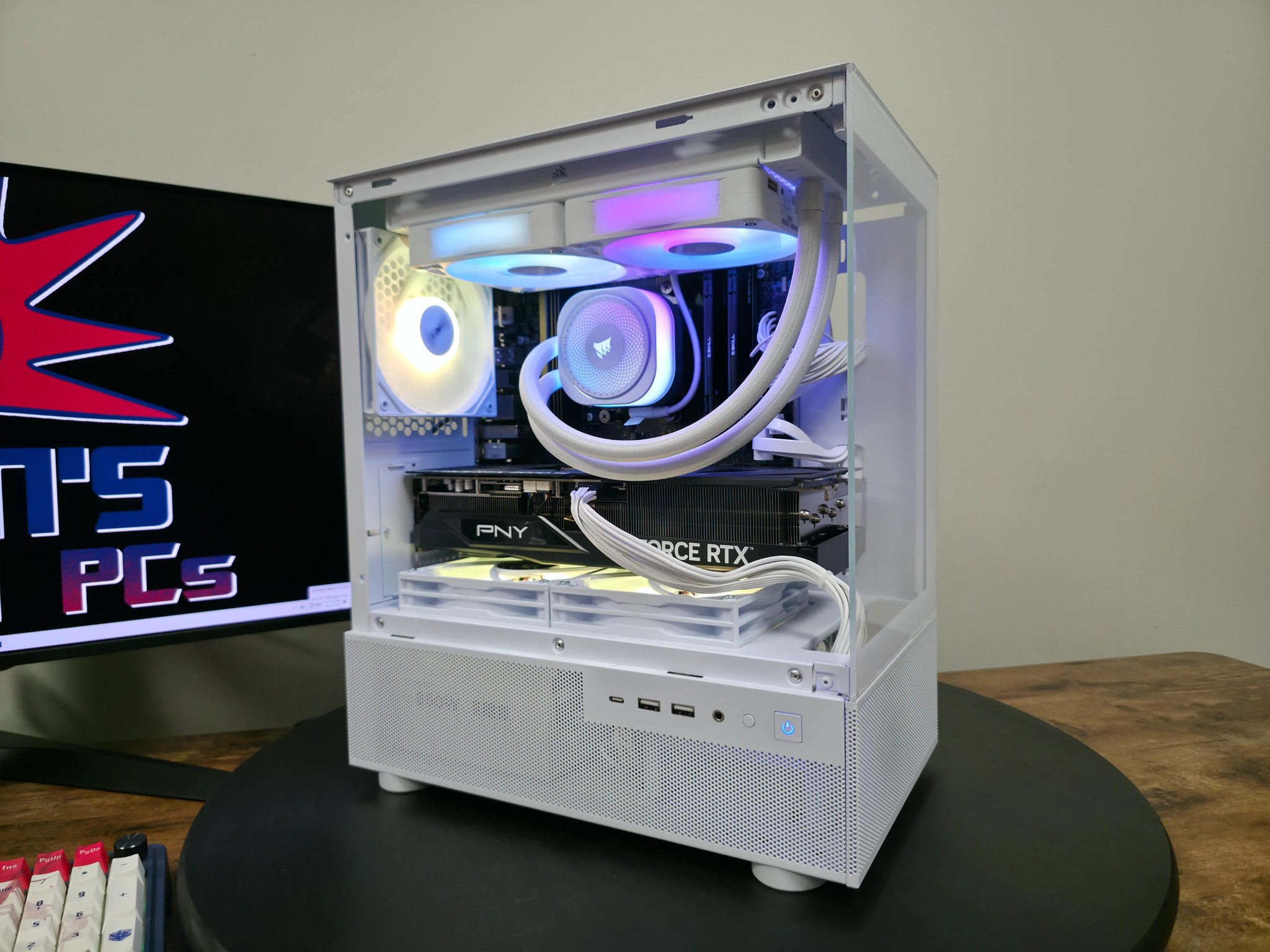 🔥 Ryzen 7 7700 + RTX 5070 Ti 16GB Gaming PC 🔥 💻 32GB DDR5 6000 | 2TB NVMe SSD | White RGB Build
