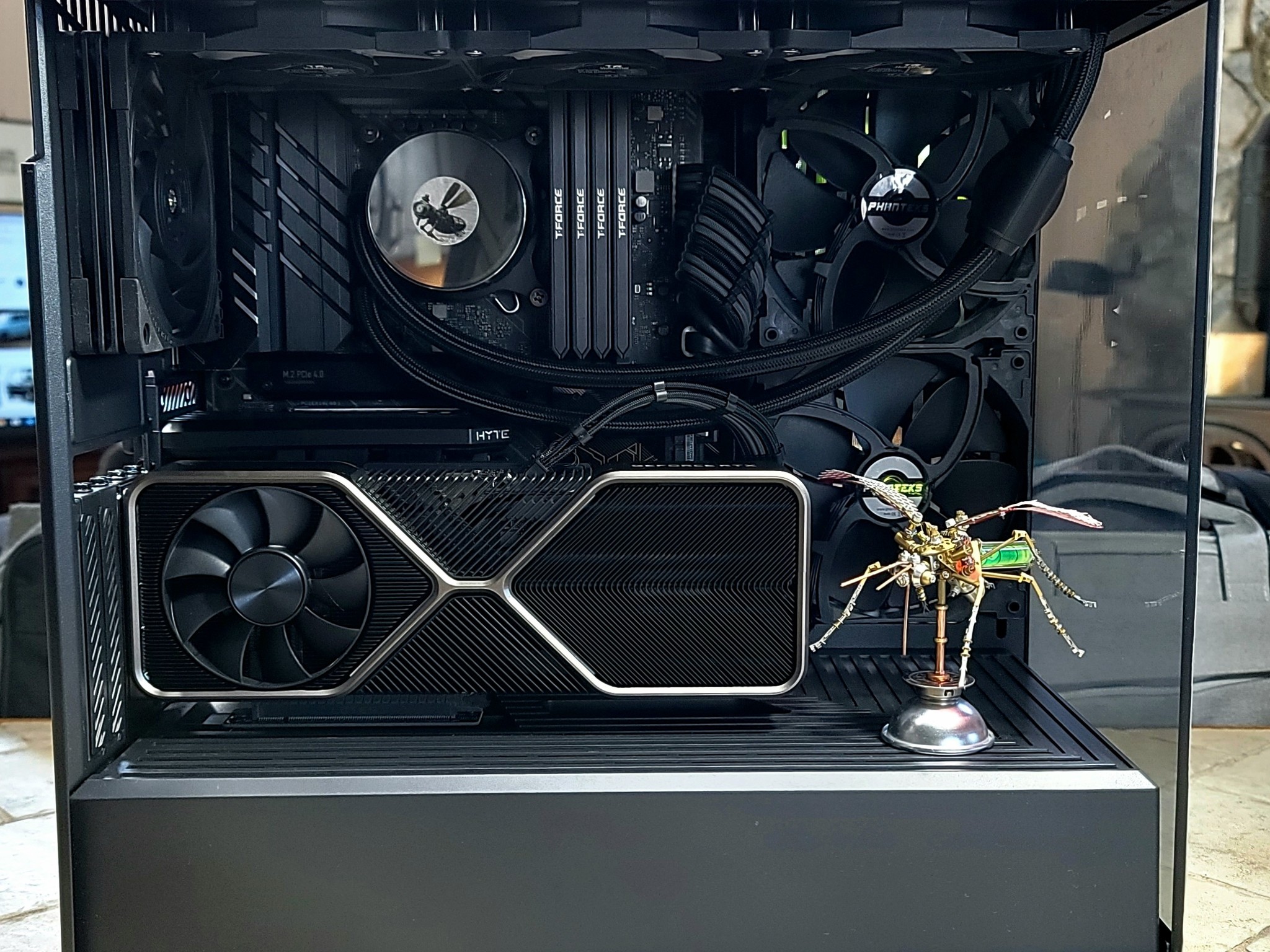 Dark Power--12700k, 3080 FE, 32GB DDR4 4133, TUF Z690, 360 AIO, 1 TB  NVMe, 850W, WiFi/Ethernet