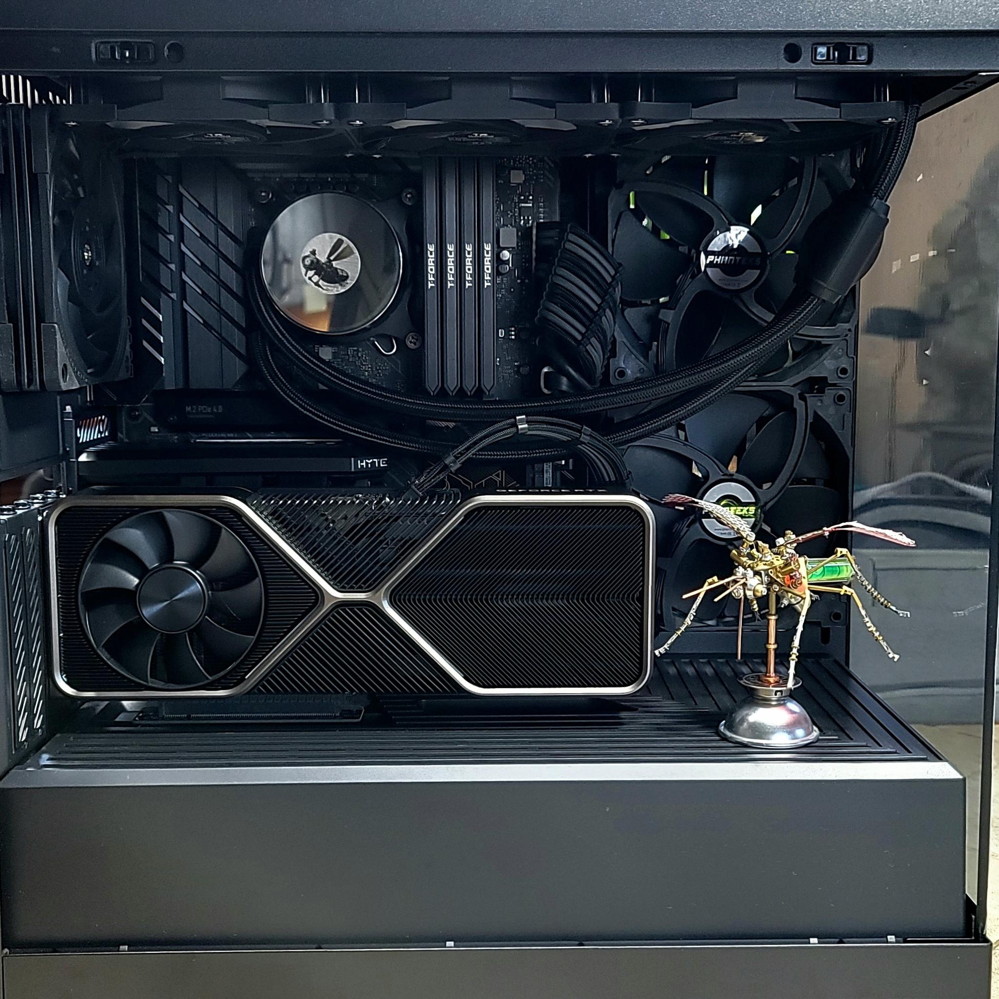 Dark Power--12700k, 3080 FE, 32GB DDR4 4133, TUF Z690, 360 AIO, 1 TB  NVMe, 850W, WiFi/Ethernet