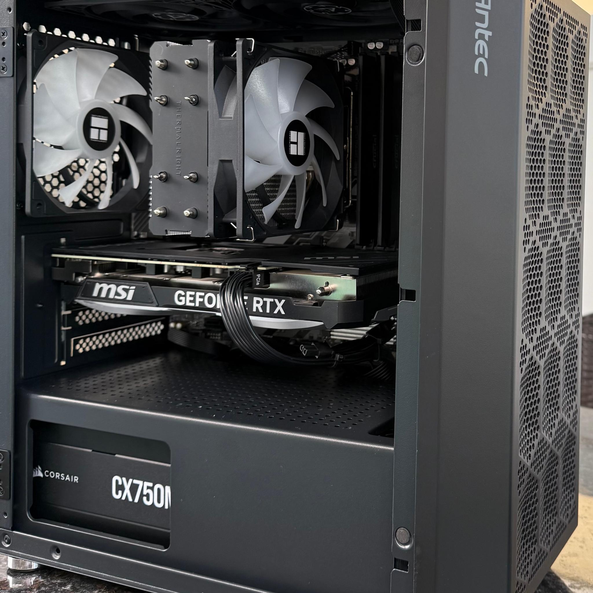 Ryzen 5 9600x|RTX 4070|1.25 SSD|32 GB DDR5 6000MT/s|aRGB - see description about SSD storage