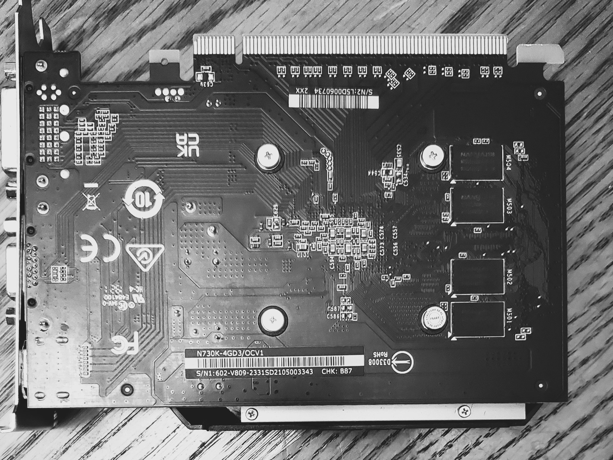 Pre-owned NVIDIA GeForce Graphics Card MSI Gaming N730K-4GD3/OCV1 4GB DDR3 64-Bit