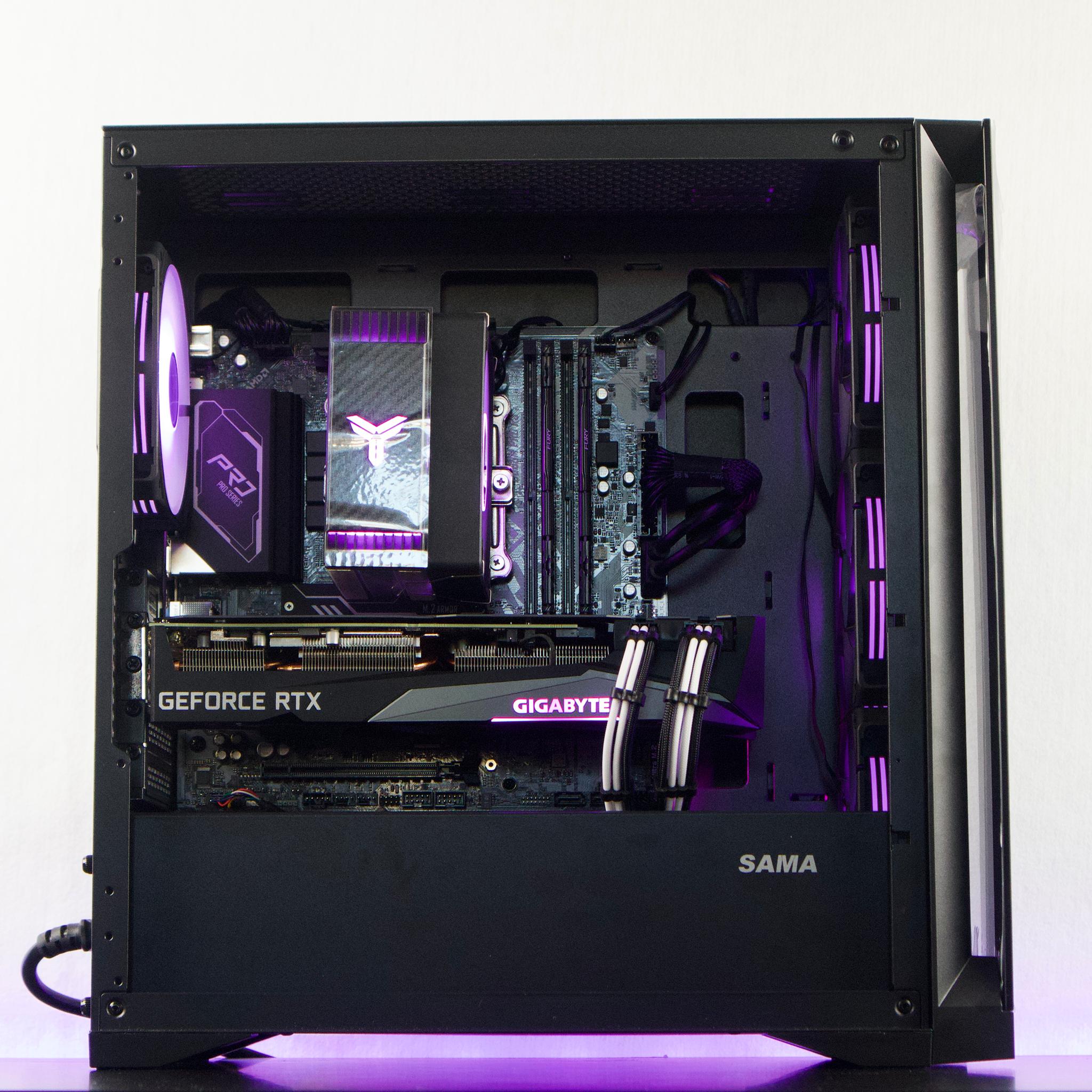 💜🖤💜 RTX 3070 ⚫️ Intel i5-12400F 🟣 32GB RAM ⚫ 1TB NVMe