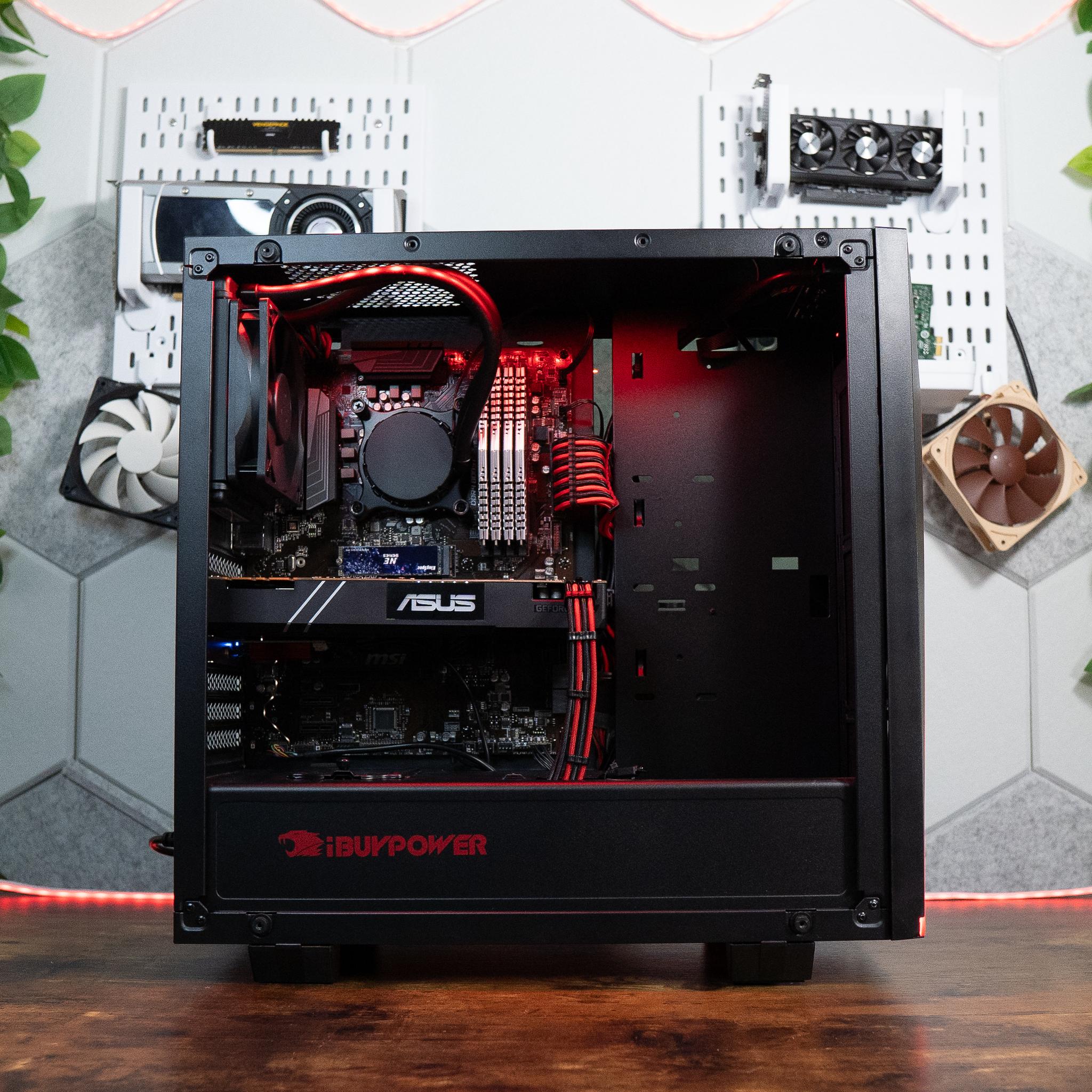 🩸🩸 | ASUS GTX 1070Ti 8GB | INTEL i7 8700K | 32GB RAM | 2TB | iBuyPower - Ruby Rocket