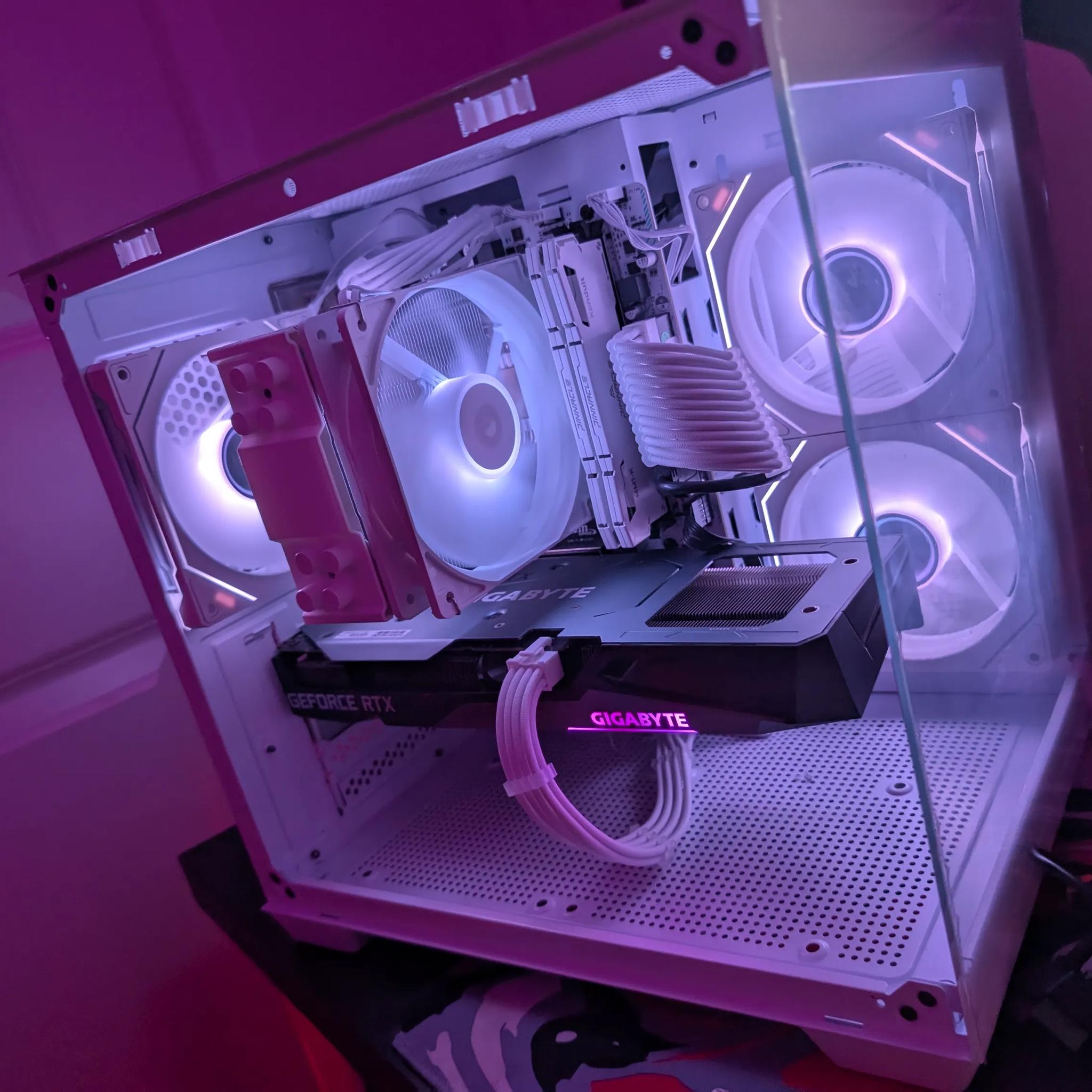 WHITE PC / 5600G/ 3060ti / 16gb/ 1tb