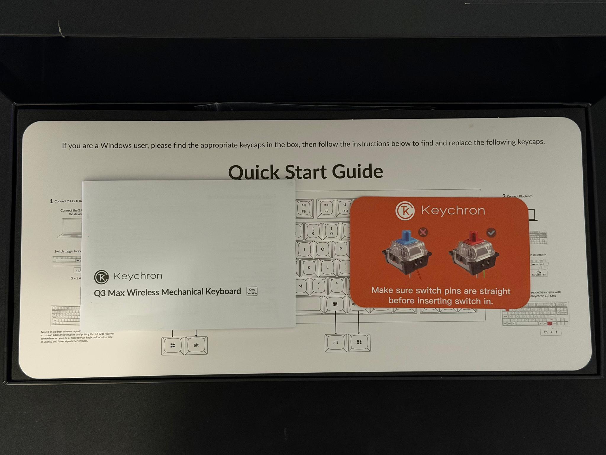 Keychron Q3 Max Wireless RBG Mechanical Keyboard
