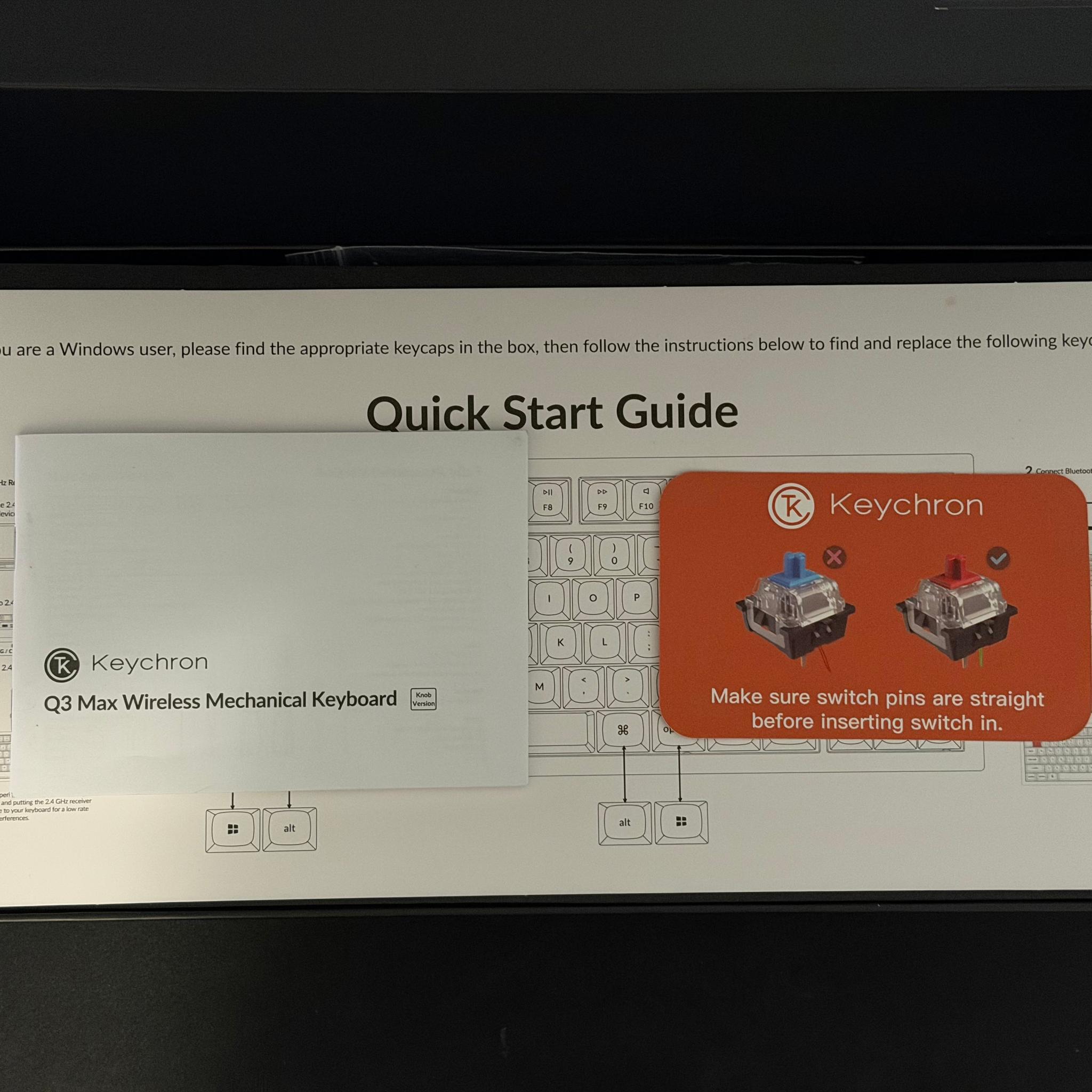 Keychron Q3 Max Wireless RBG Mechanical Keyboard