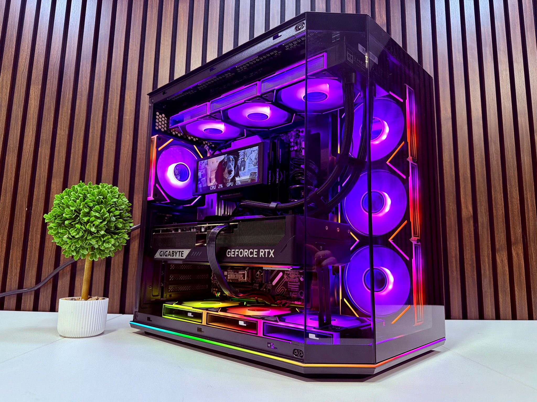 RTX 5090 | Ryzen 9950X3D | 64GB DDR5 | 4TB M.2 | 1200 Watt Gold PSU | LCD AIO