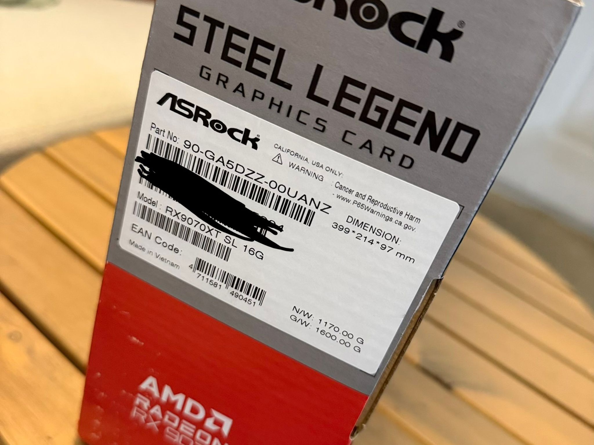 ASRock Steel Legend White RX 9070XT
