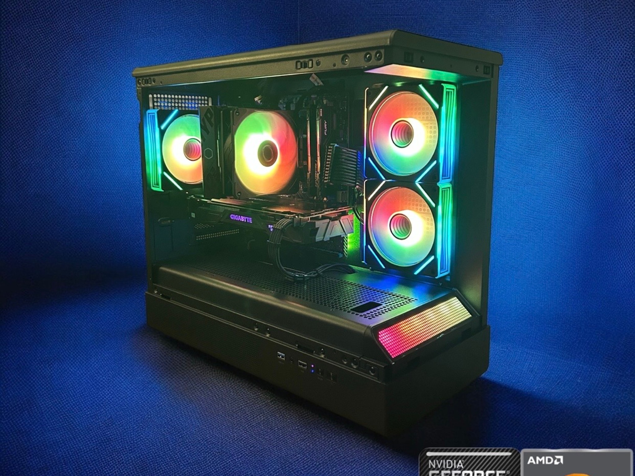 Gigabyte OC GTX 1080 | Ryzen 5 2600X | Black Gaming PC