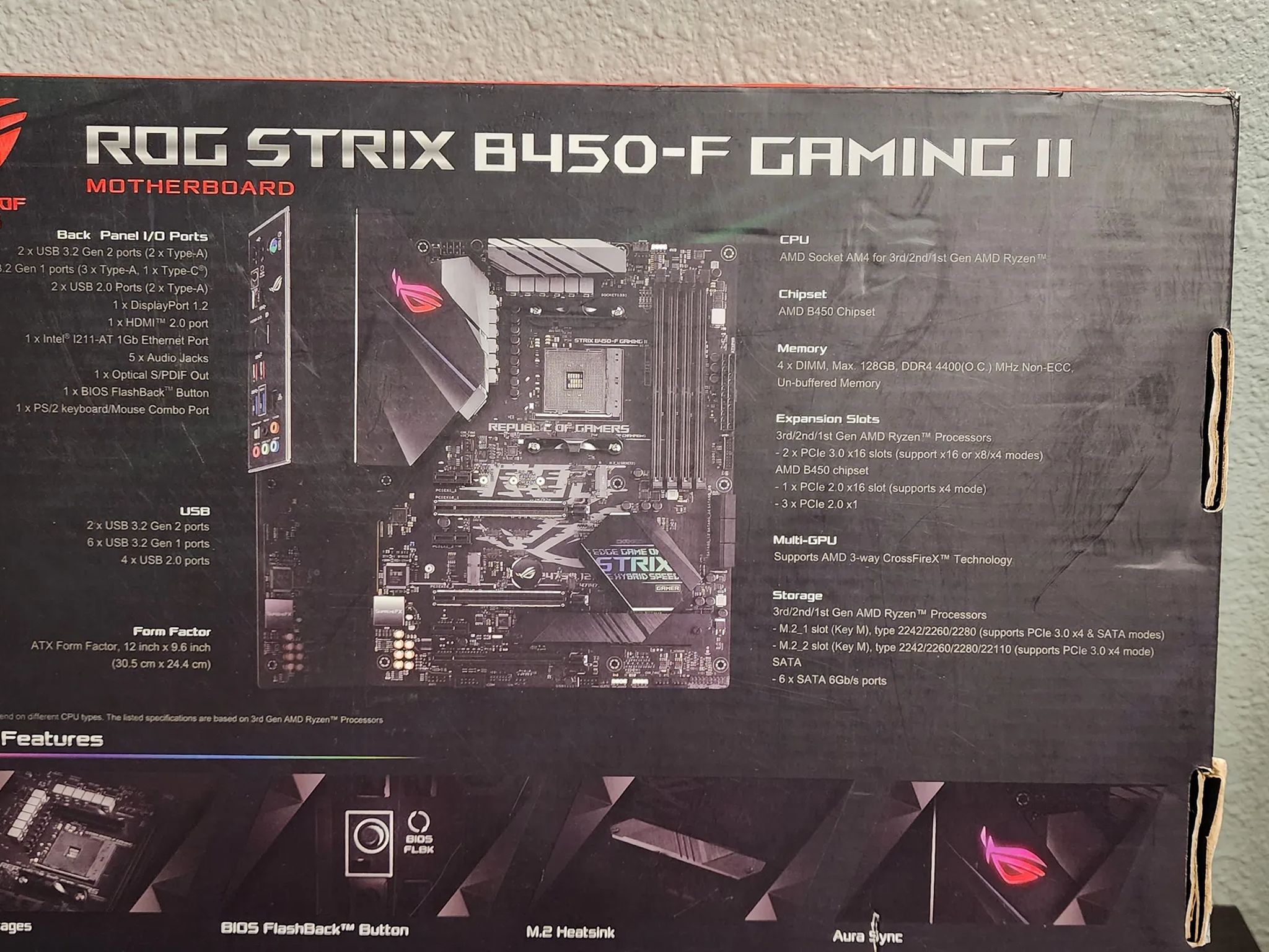 Asus B450-F Gaming Motherboard