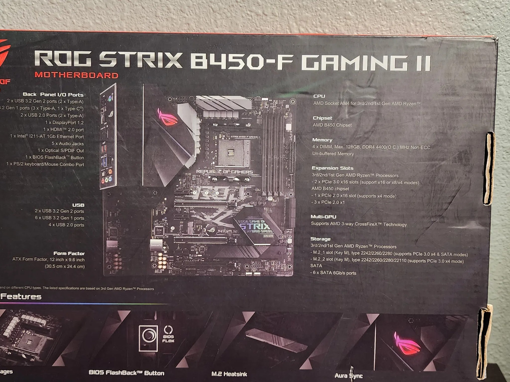Asus B450-F Gaming Motherboard