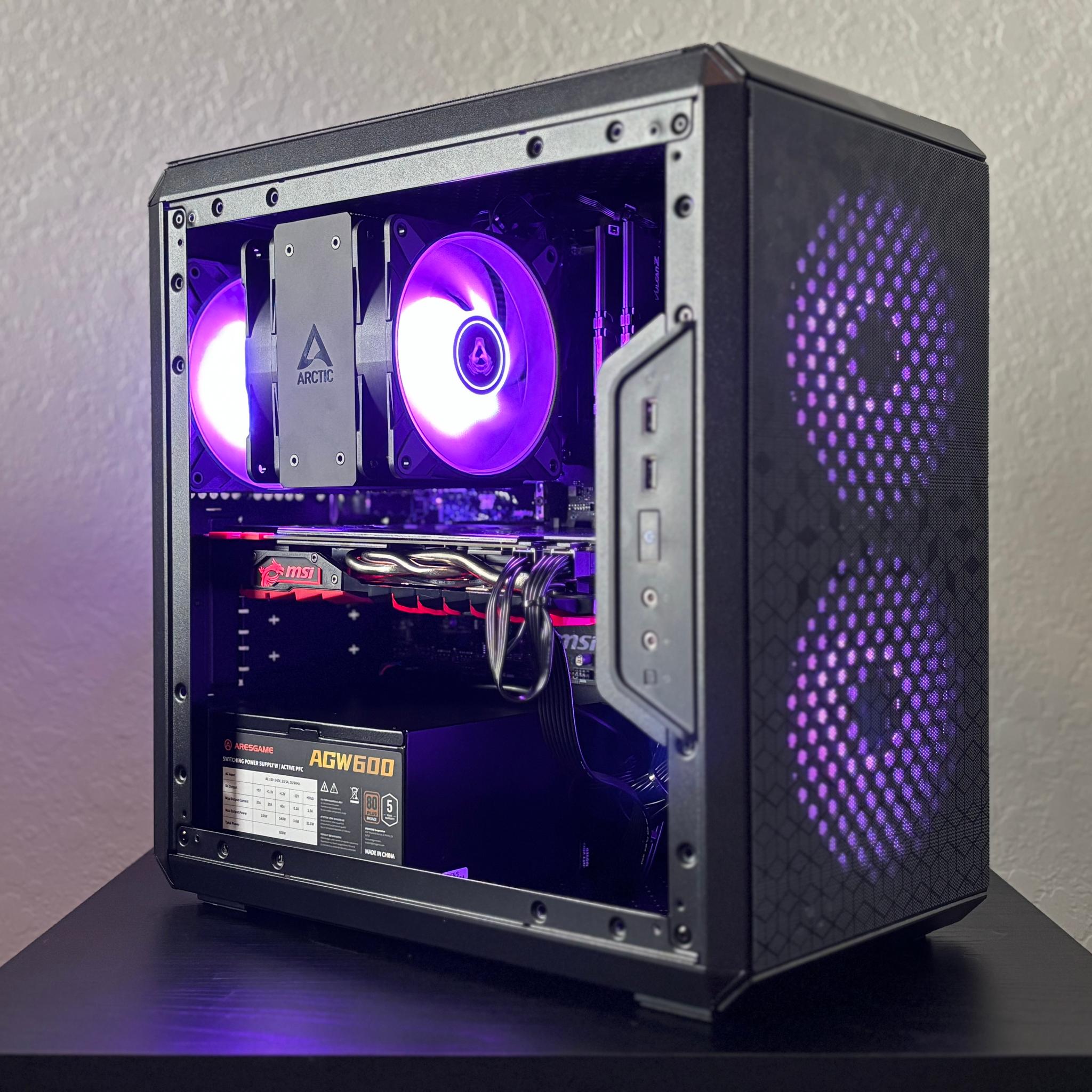 🔥Ryzen 5 5500 | GTX 1070 | 16GB DDR4 | 512GB NVMe | Air-Cooled Gaming PC🔥