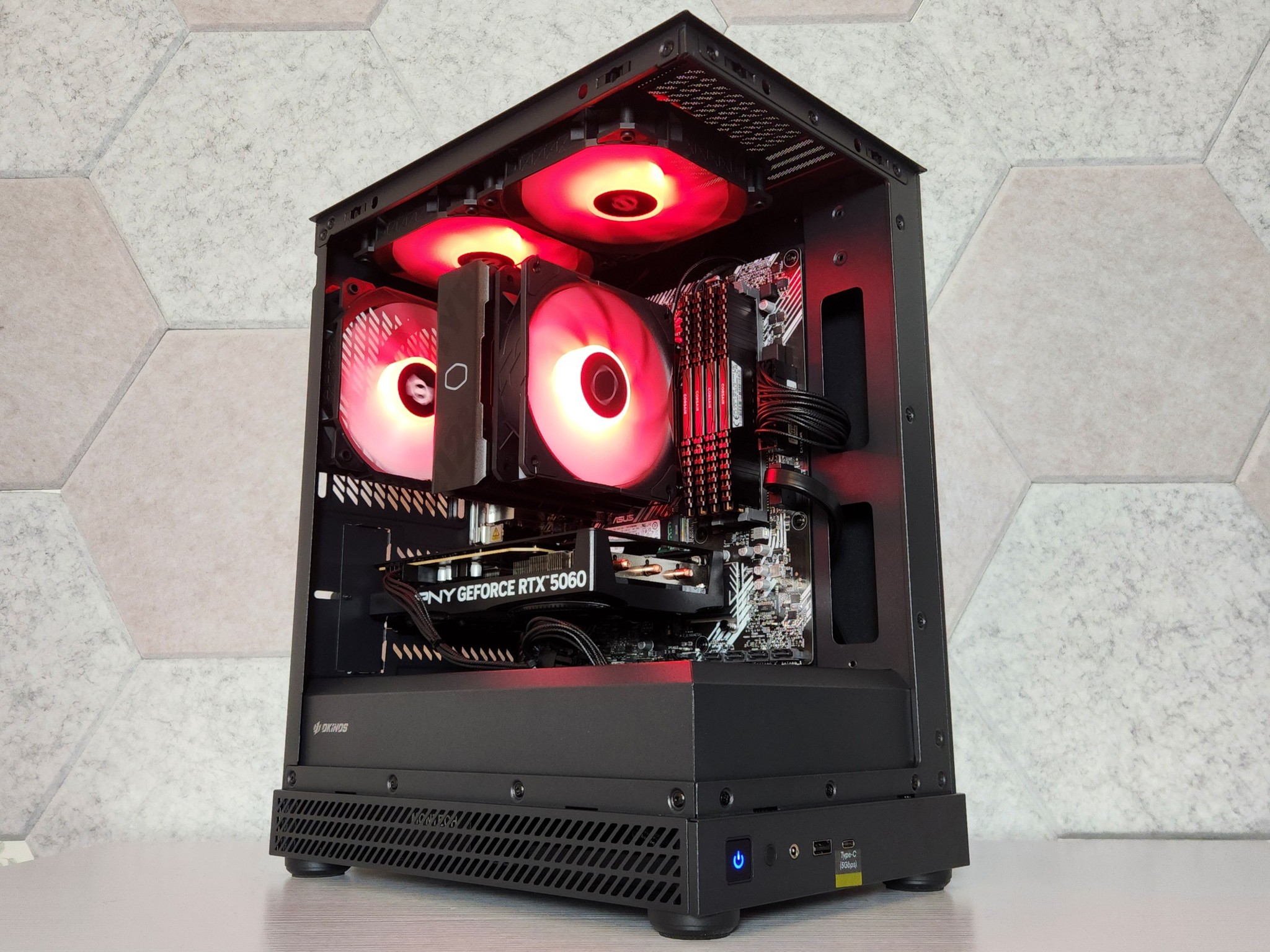 Gaming PC | RTX 5060 | Ryzen 5 5600 | 32GB RAM | 1TB NVMe | WIFI/Bluetooth | FREE SHIPPING | Win11