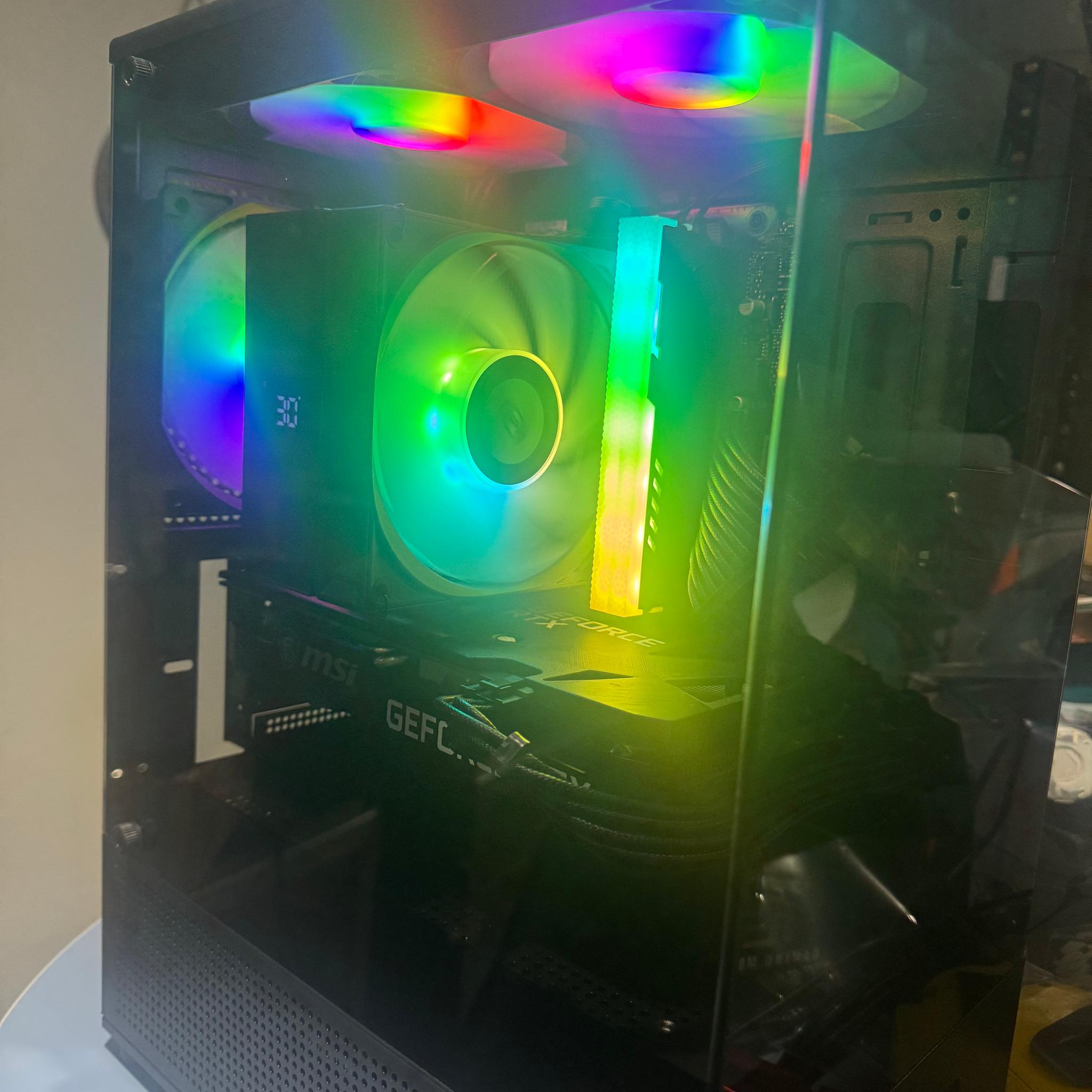 RTX 3060 Ti Gaming PC – i7-9700F | 32GB RAM | 1TB Storage | WiFi & Bluetooth Ready
