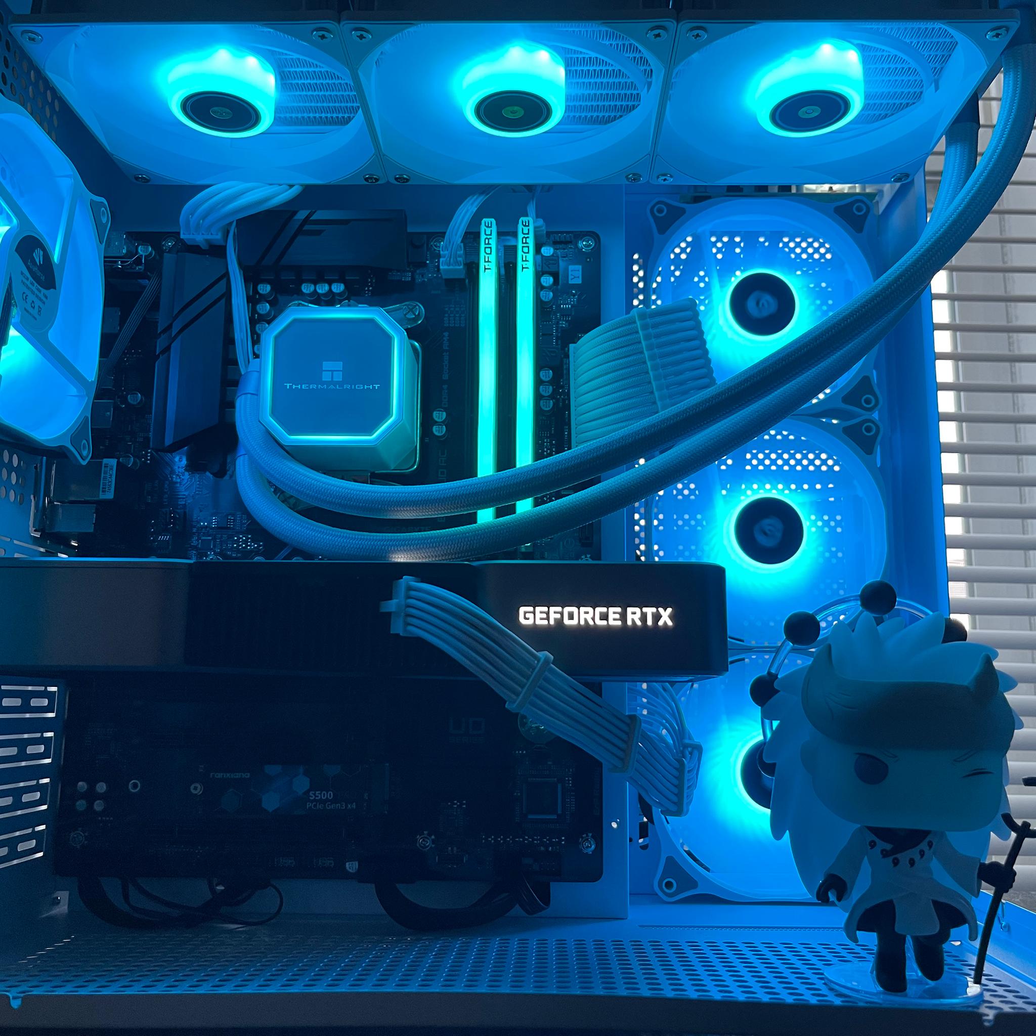 ⚪Naruto Madara⚫ 🌊Liquid Cooled🌊 RTX 3080 | Ryzen 7 5800X | 1TB NVME | 32GB RAM
