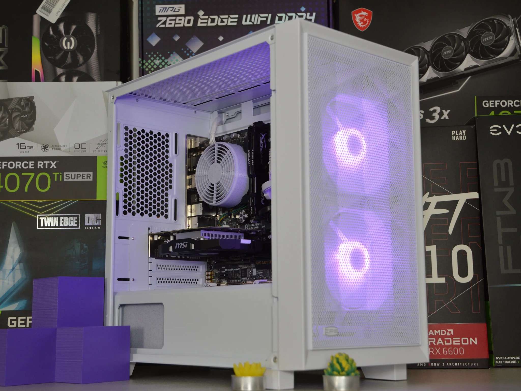 ❄️🔥| GTX 1050Ti 4GB | INTEL i5 4460 | 16GB DDR3 RAM | 256GB SSD + 1TB Hard Drive | SnowBlaze |