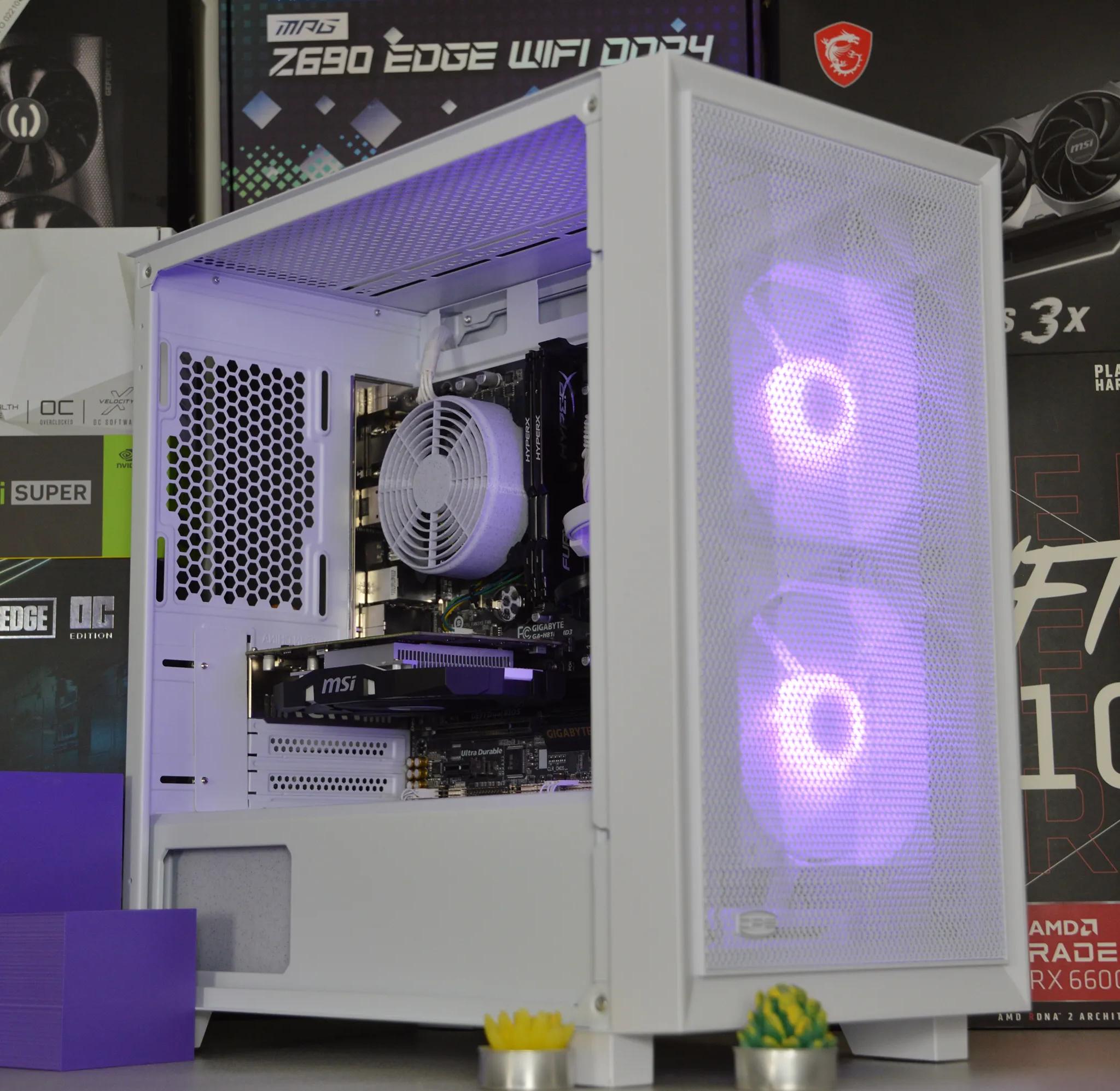 ❄️🔥| GTX 1050Ti 4GB | INTEL i5 4460 | 16GB DDR3 RAM | 256GB SSD + 1TB Hard Drive | SnowBlaze |