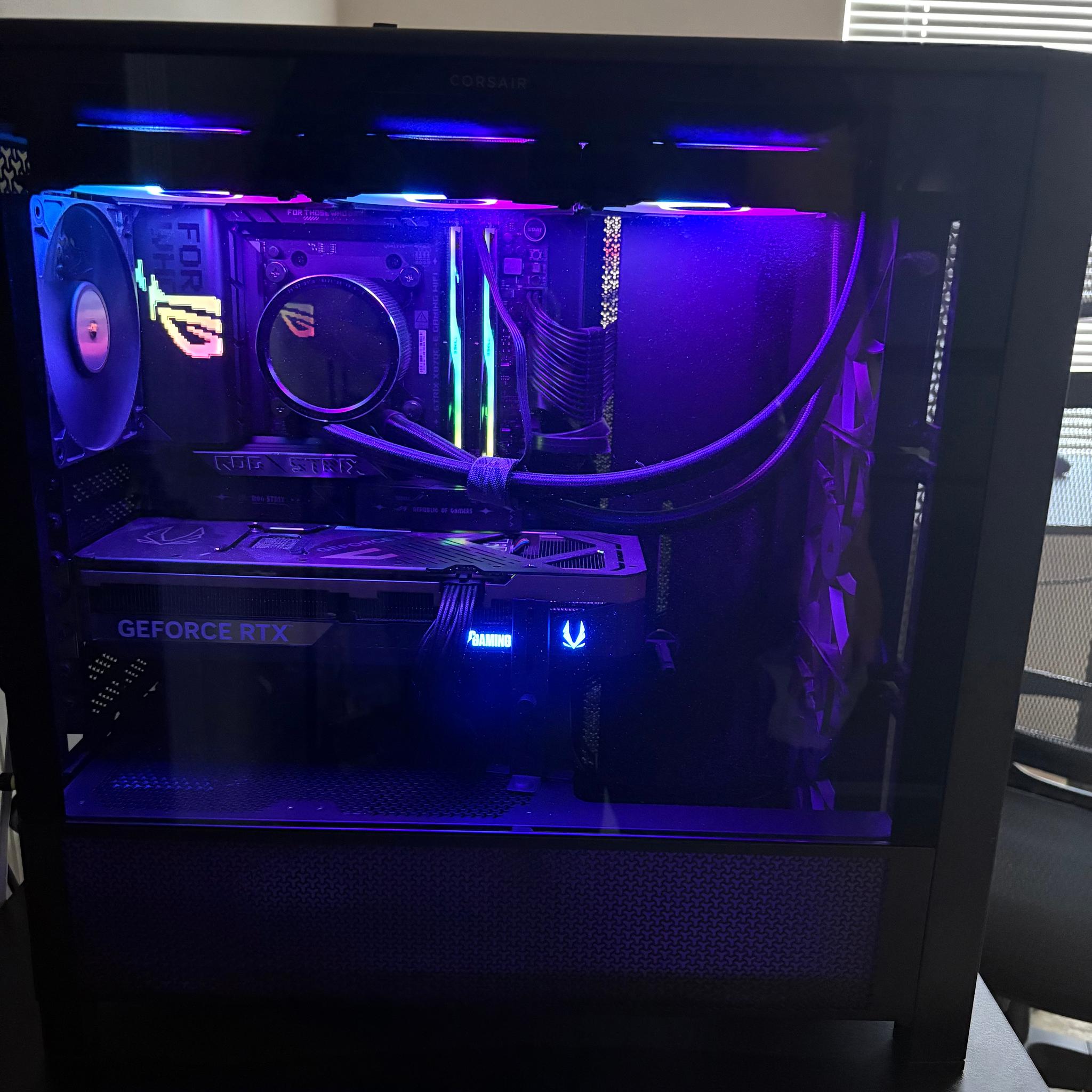 Custom Gaming PC Build. RTX 5080 16GB | Ryzen 7 9800x3D | WD_BLACK SN850X 4TB | 64GB DDR5 6000 CL30