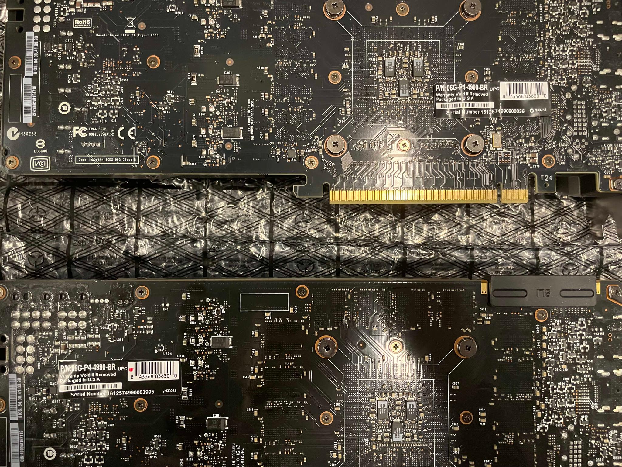 EVGA Geforce GTX 980Ti 6GB GDDR5, Blower, 4qty