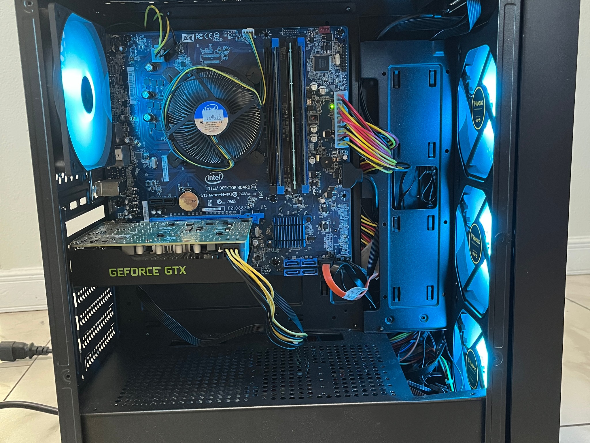 Budget Gaming PC-Intel i7-4770,NVIDIA GTX 1660S,16GB RAM,750GB Storage, w/ Wi-Fi & BT*Defective Case