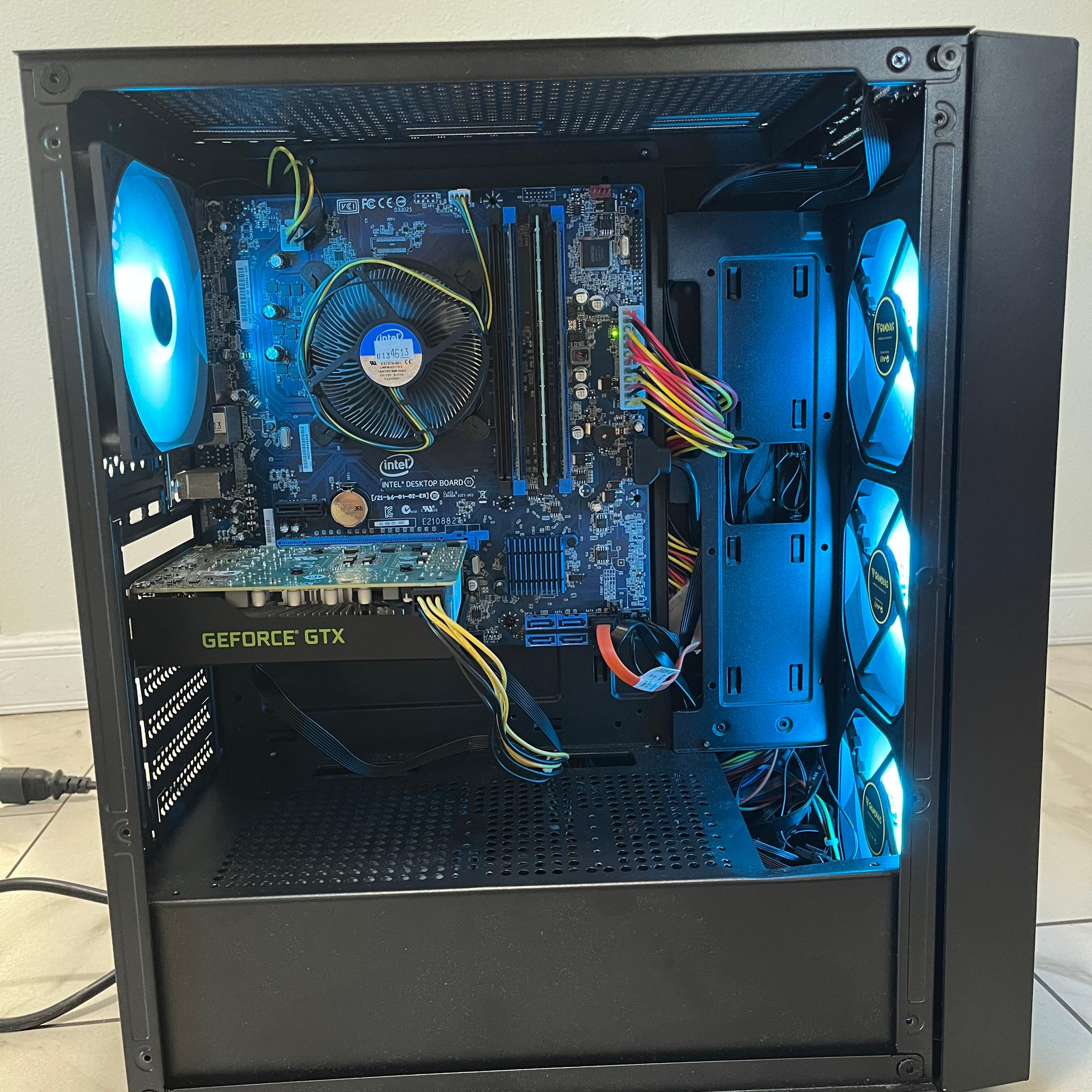Budget Gaming PC-Intel i7-4770,NVIDIA GTX 1660S,16GB RAM,750GB Storage, w/ Wi-Fi & BT*Defective Case