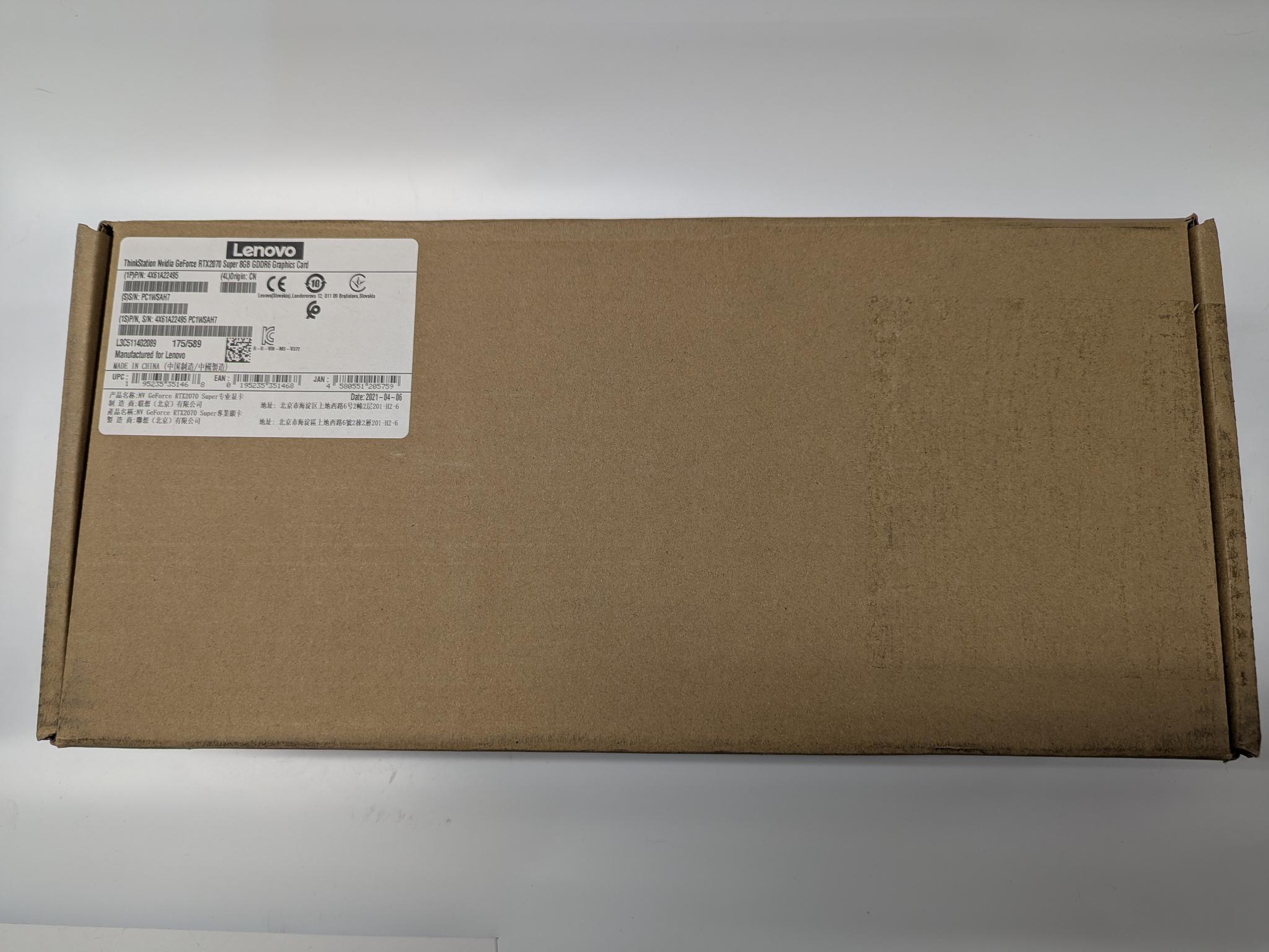 Lenovo GeForce RTX 2070 Super 8GB