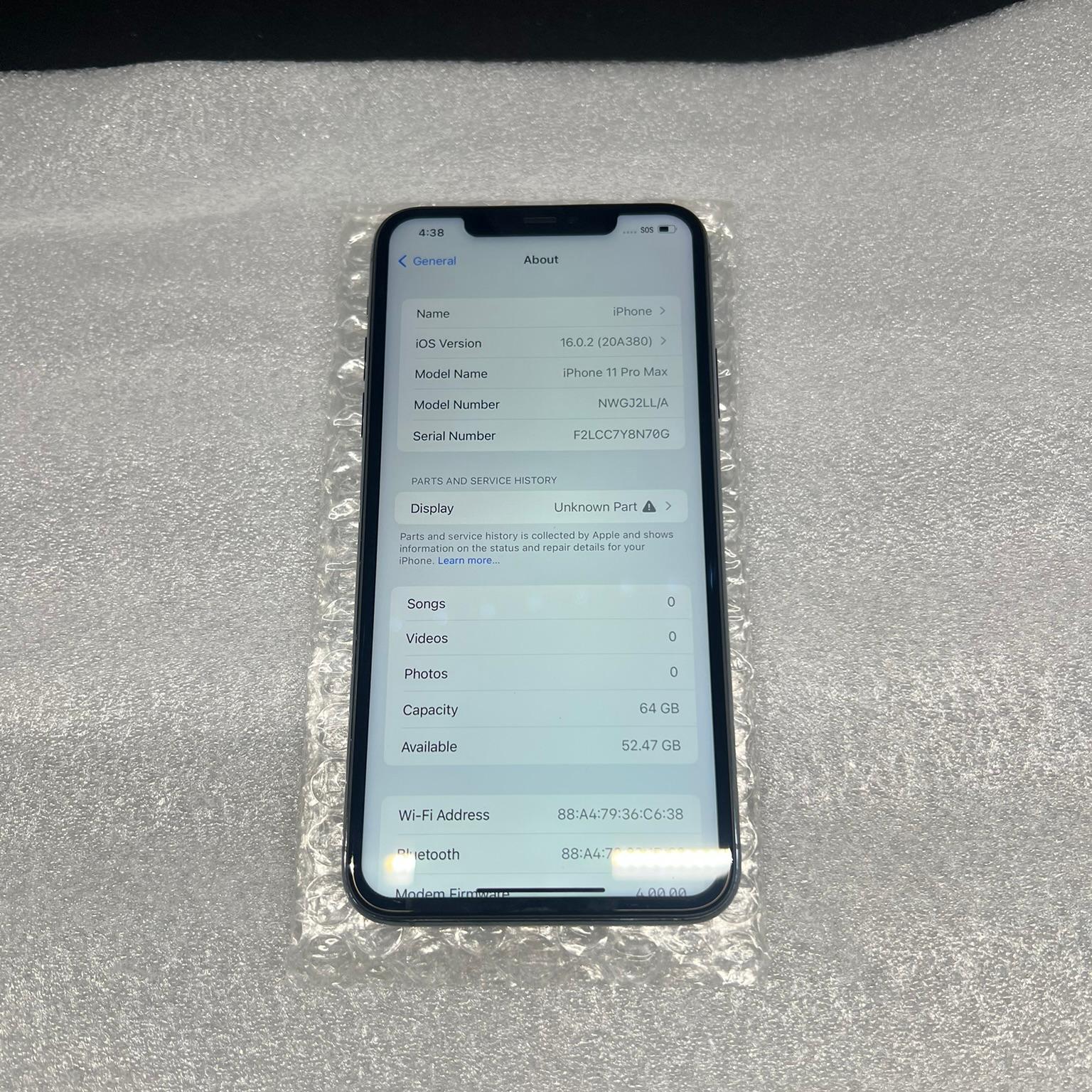 Apple iPhone 11 Pro Max – Unlocked – 64 GB – Midnight Green