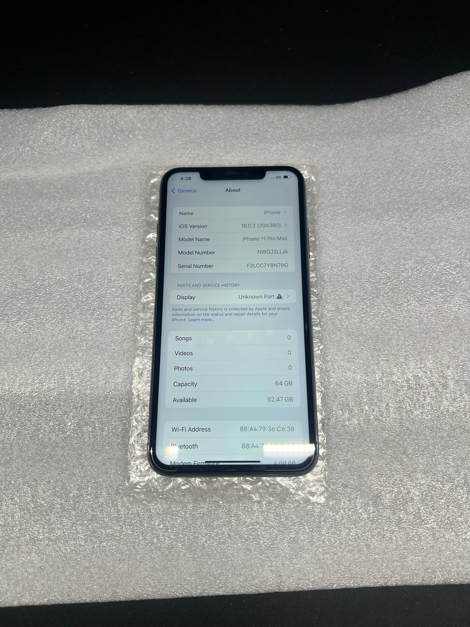 Apple iPhone 11 Pro Max – Unlocked – 64 GB – Midnight Green
