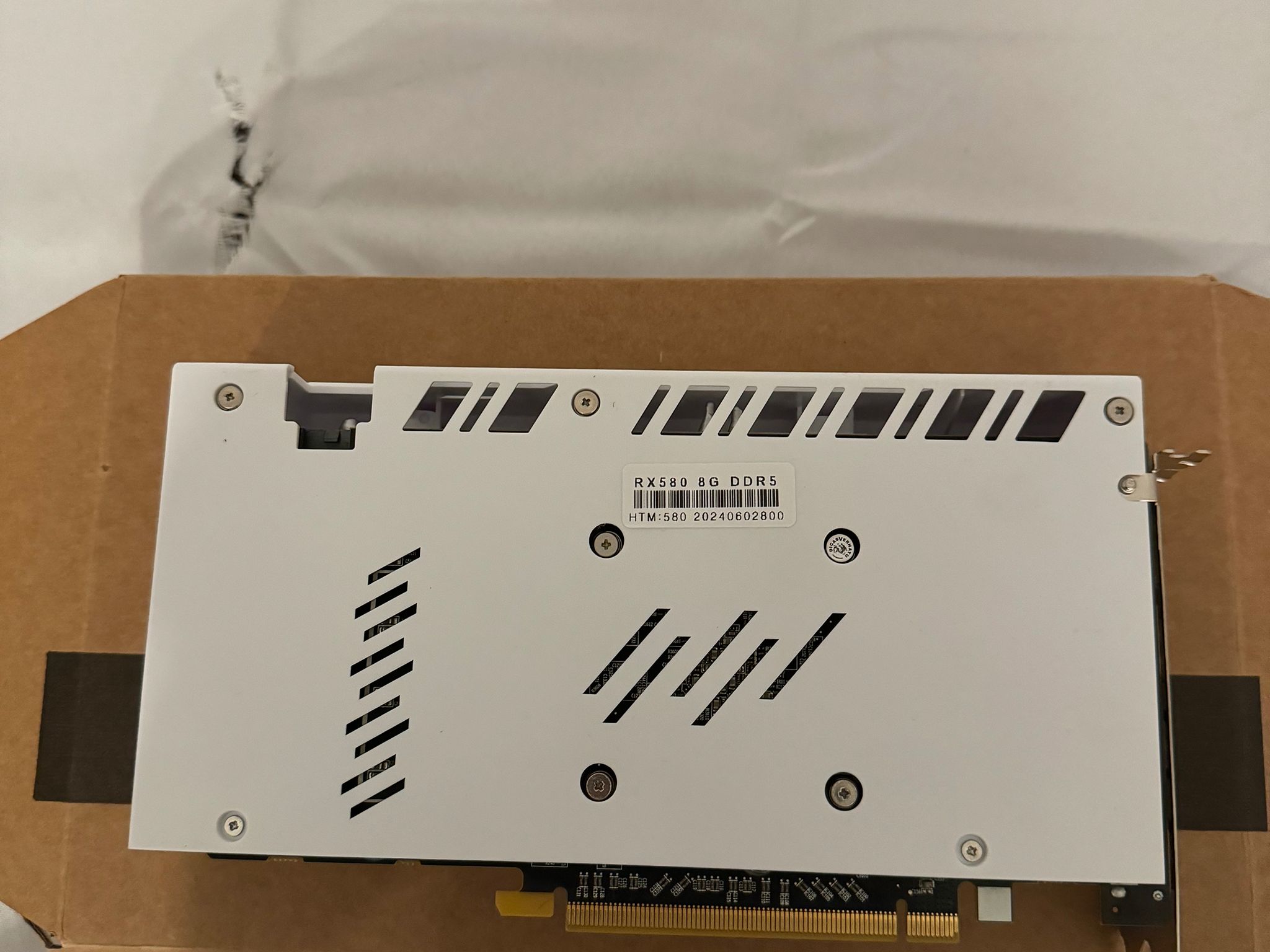 White RX 580 8gb