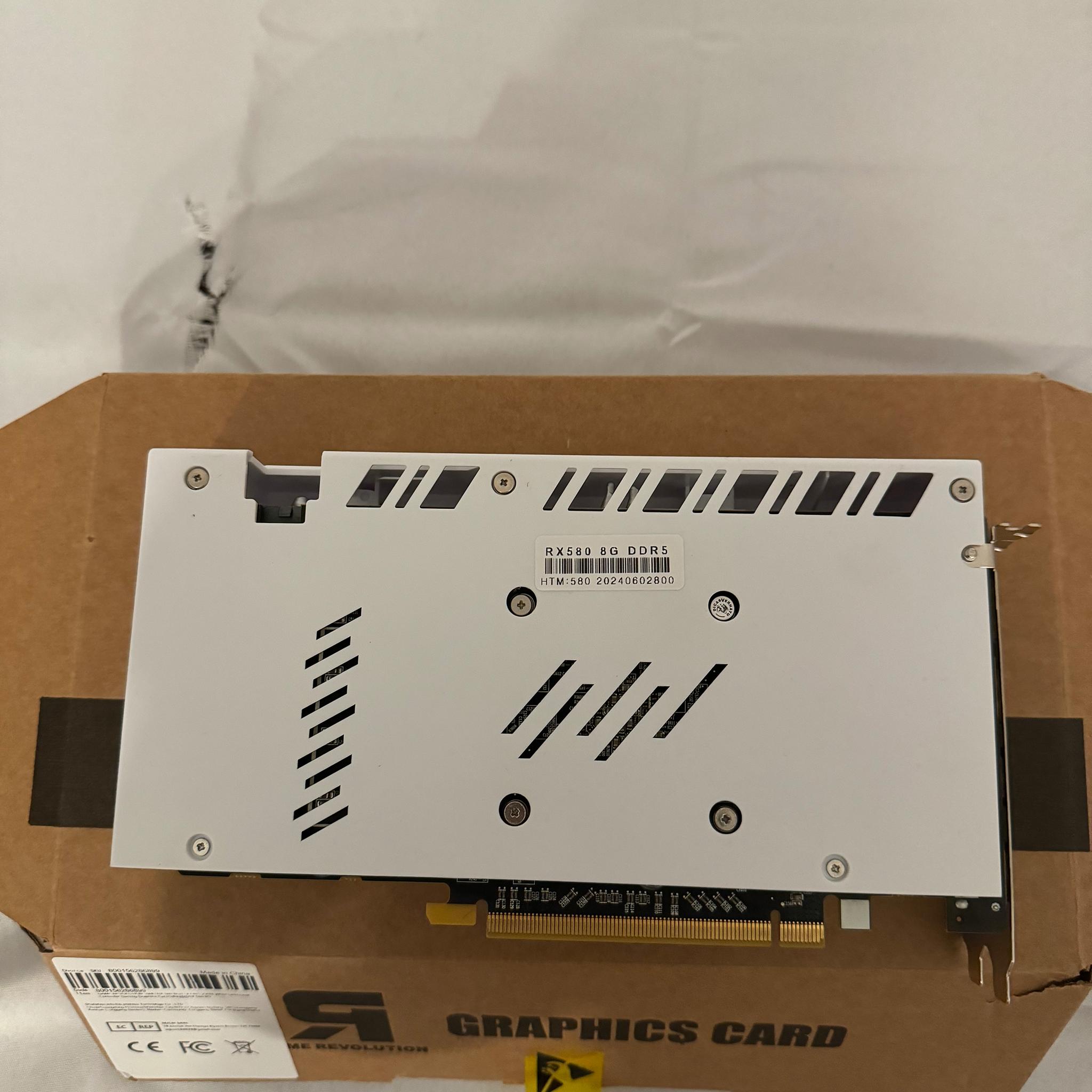 White RX 580 8gb