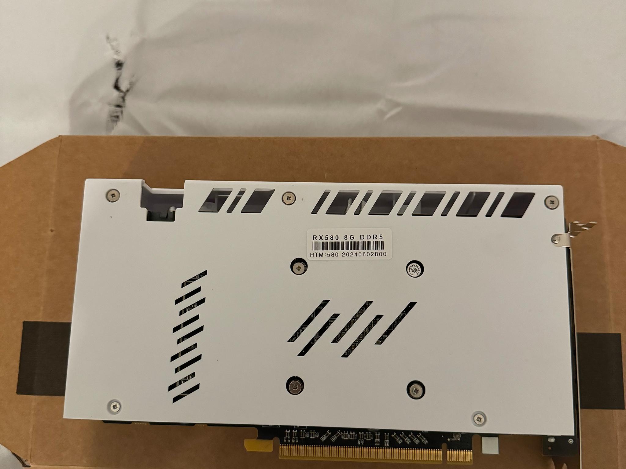 White RX 580 8gb