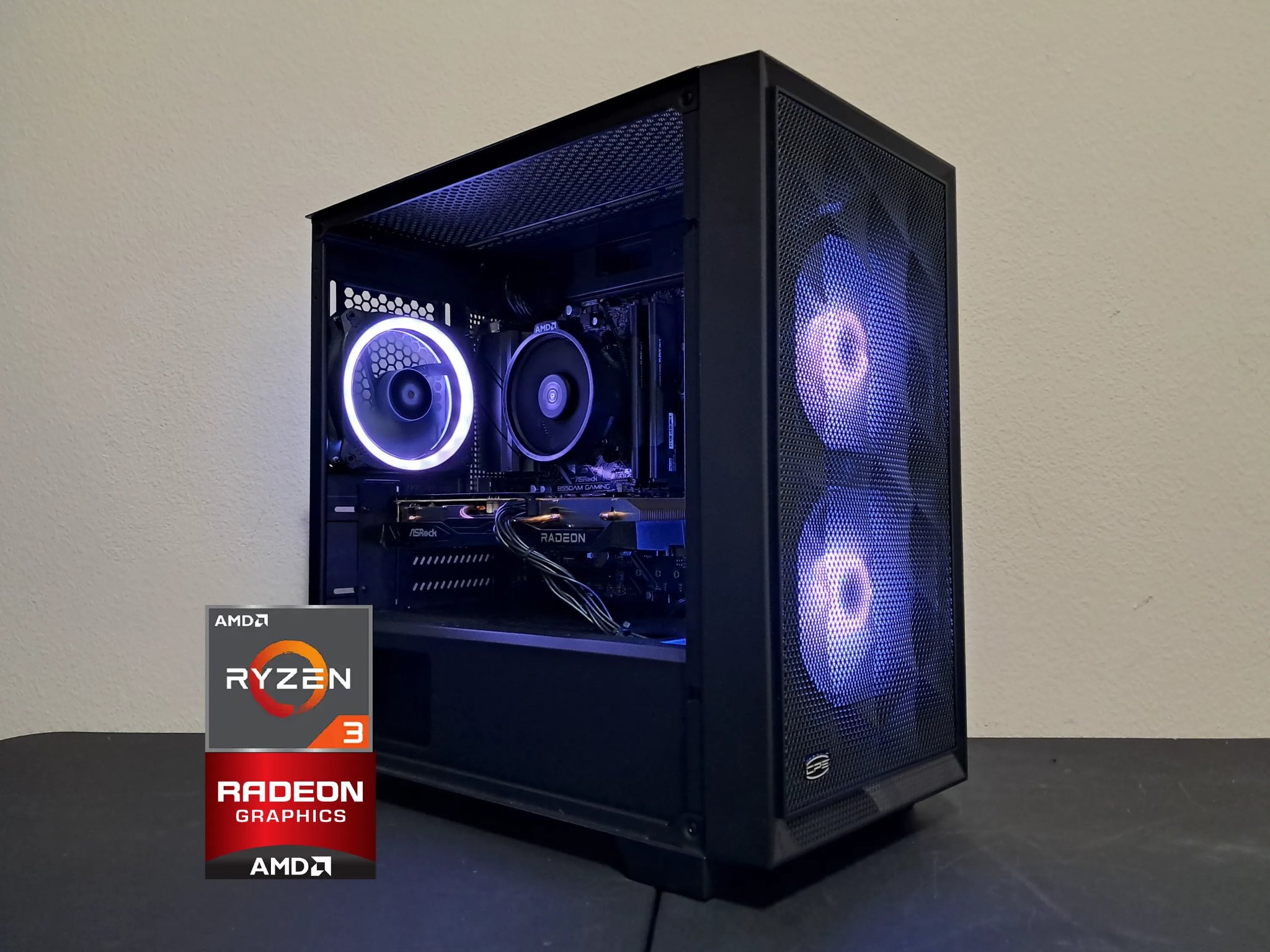 🔴AMD All-In🔴 Full PCIe 4.0 | Radeon RX 6600 | Ryzen 3 3100 (3.6-3.9GHz) | 1TB SSD | 16GB DDR4