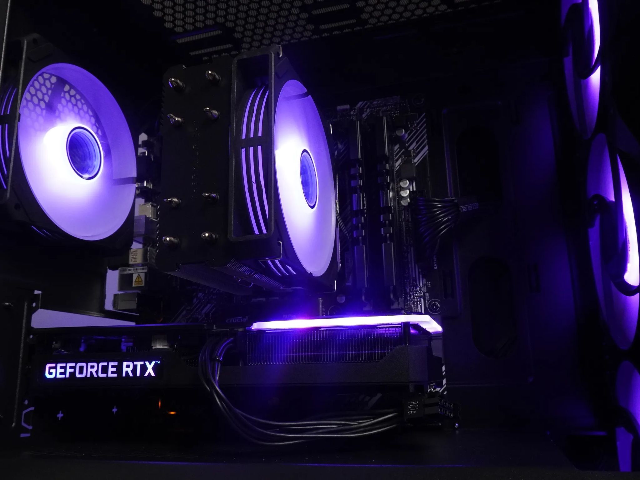🖤 STEALTH 🖤 1440p/1080p GAMING MACHINE 💚RTX 3060ti 🧡 Ryzen 5 5600 | 32GB | WIFI