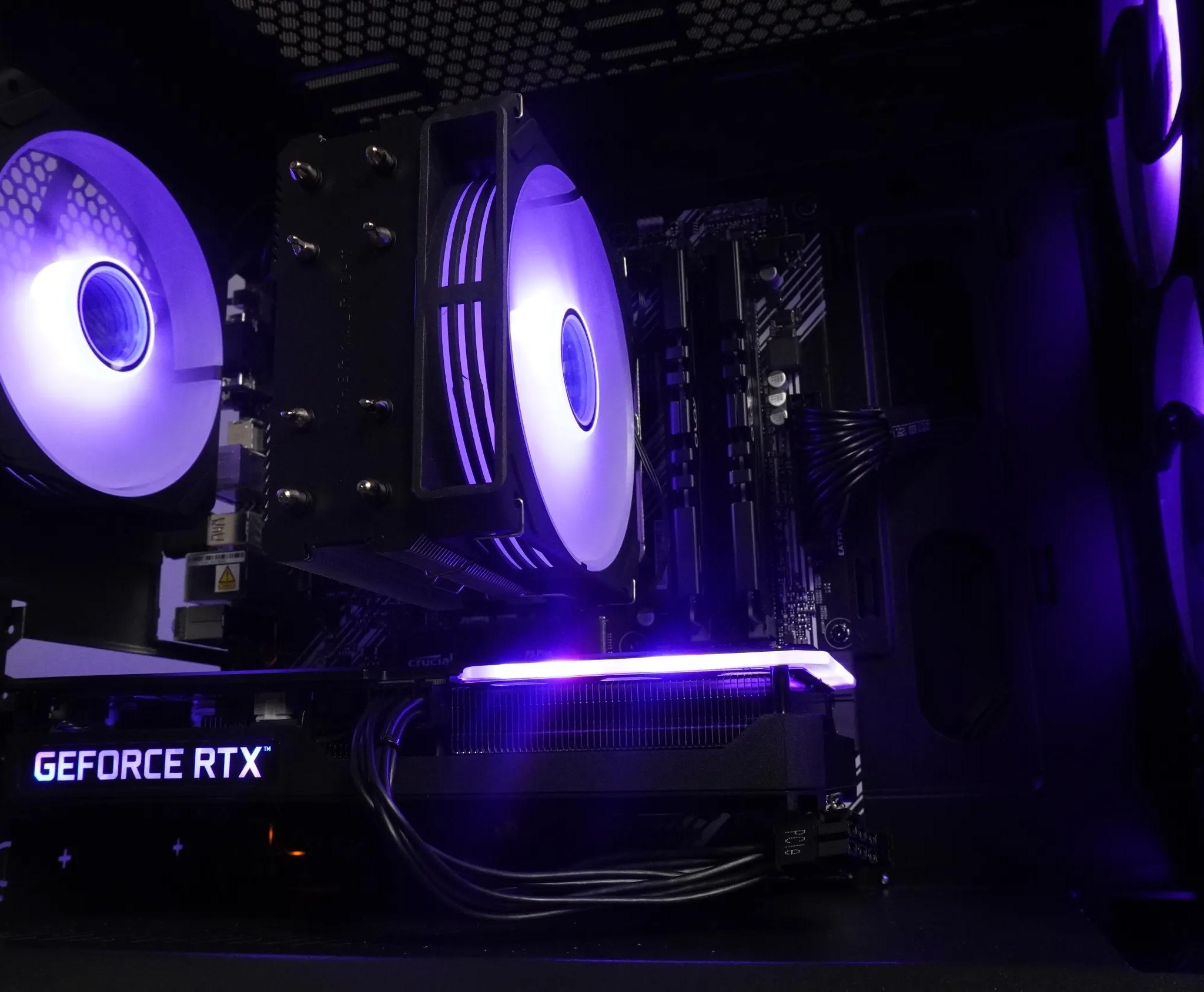 🖤 STEALTH 🖤 1440p/1080p GAMING MACHINE 💚RTX 3060ti 🧡 Ryzen 5 5600 | 32GB | WIFI