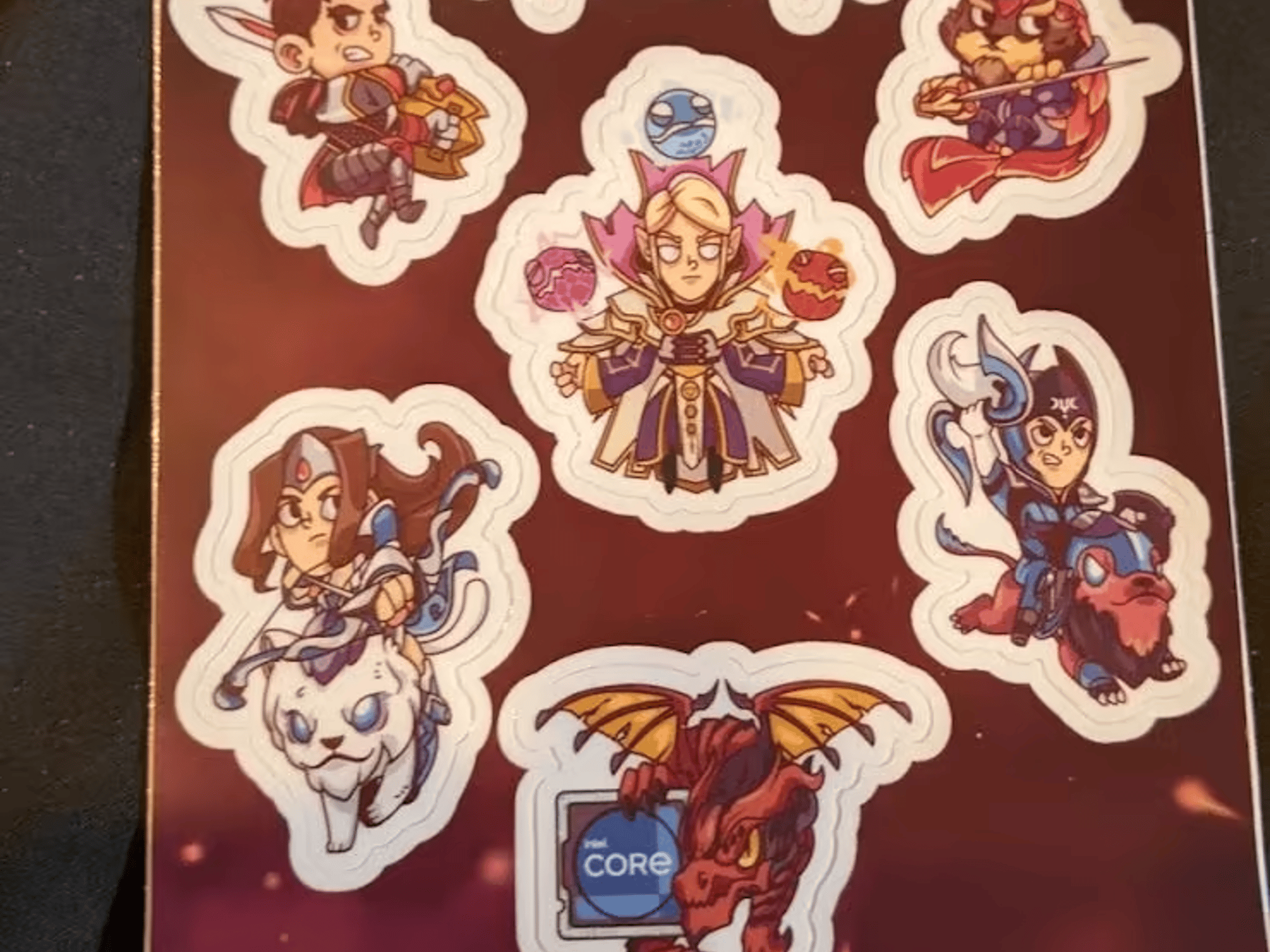 BNOB Intel / DOTA 2 The International 2021 Pins and Stickers 