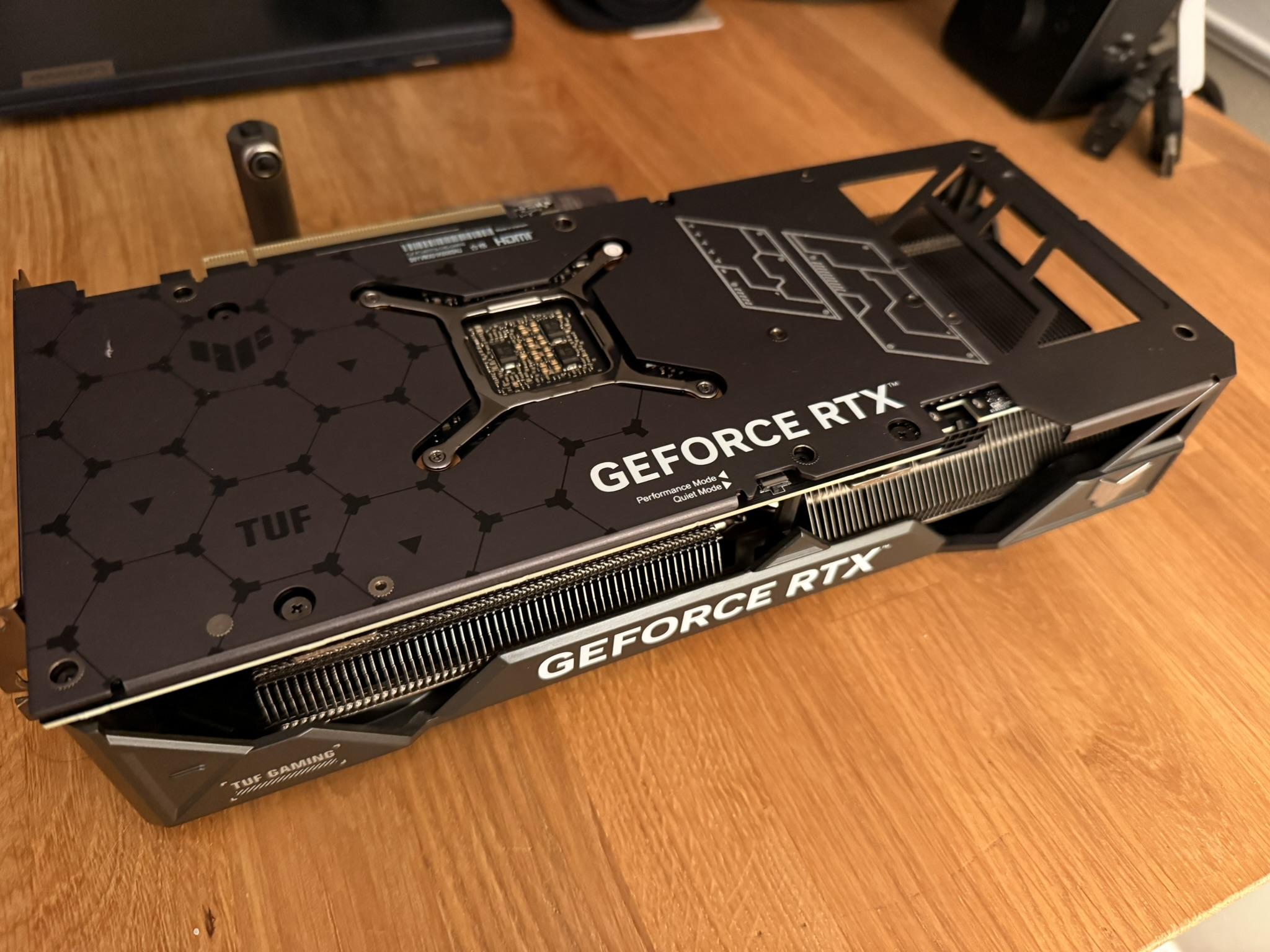 ASUS TUF Gaming NVIDIA GeForce RTX 4070 Ti SUPER OC 16 GB GDDR6X! WORKS PERFECT!
