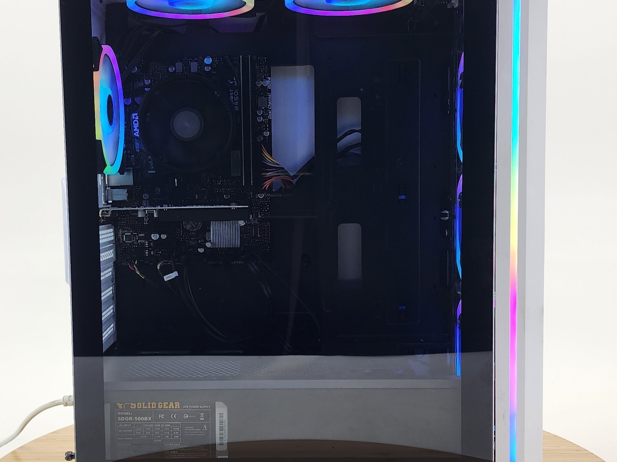 Gaming PC Ryzen 5 3600 16GB RAM 256GB SSD + 1TB HDD GT 1030 2GB Win11 Computer