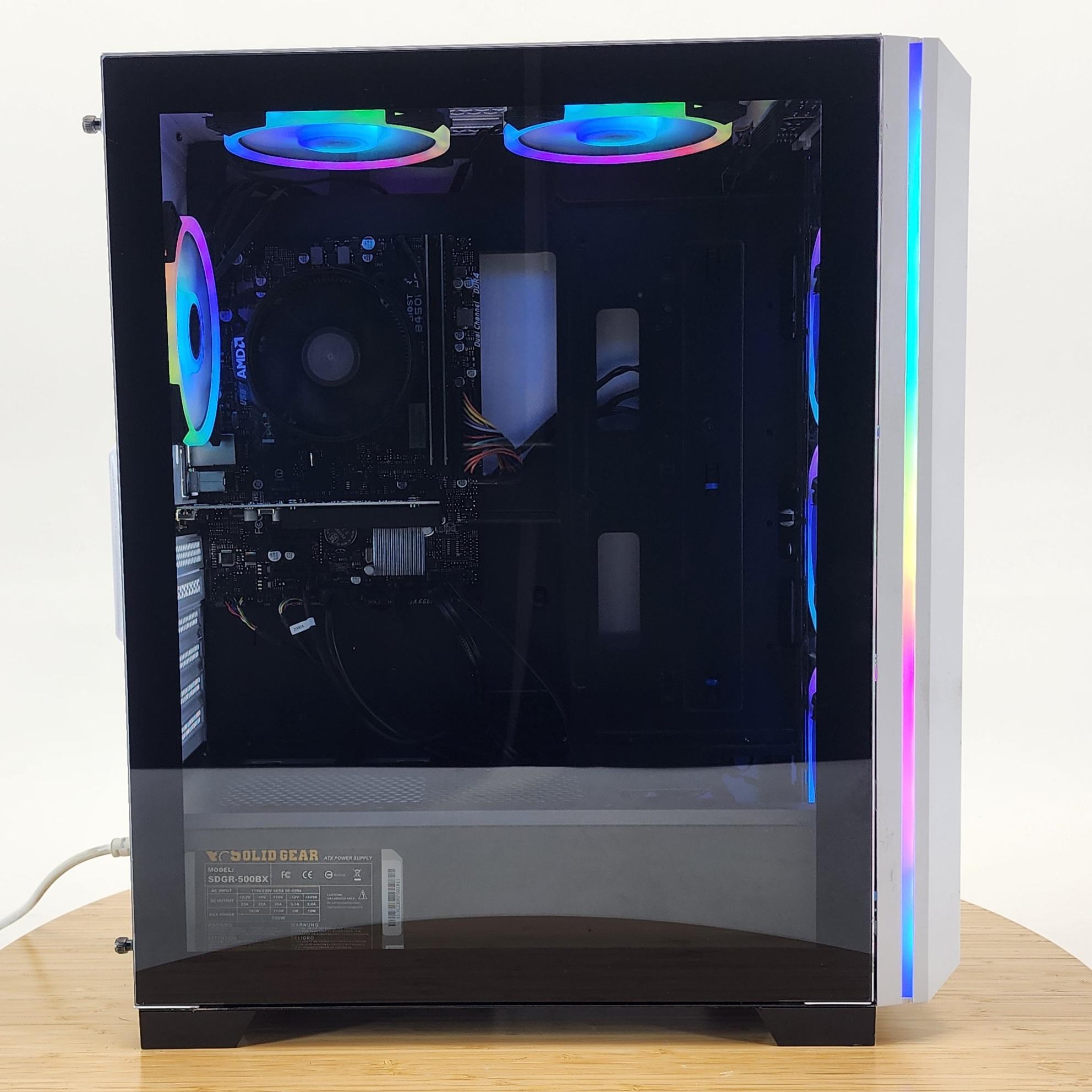 Gaming PC Ryzen 5 3600 16GB RAM 256GB SSD + 1TB HDD GT 1030 2GB Win11 Computer