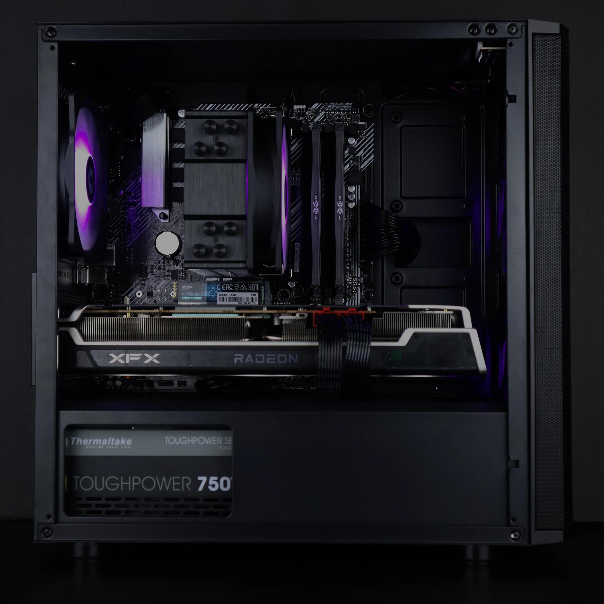 💜🖤💜 Gaming & Streaming PC | RX 6700XT // Ryzen 5 5600x // 32GB DDR4 // 1TB NVMe