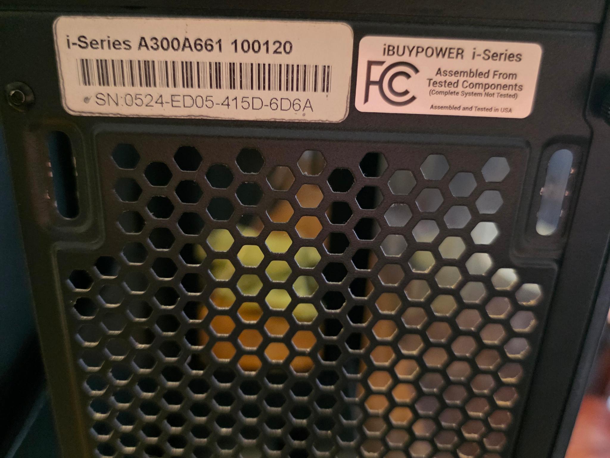 iBUYPOWER Mid Tower Case For Sale