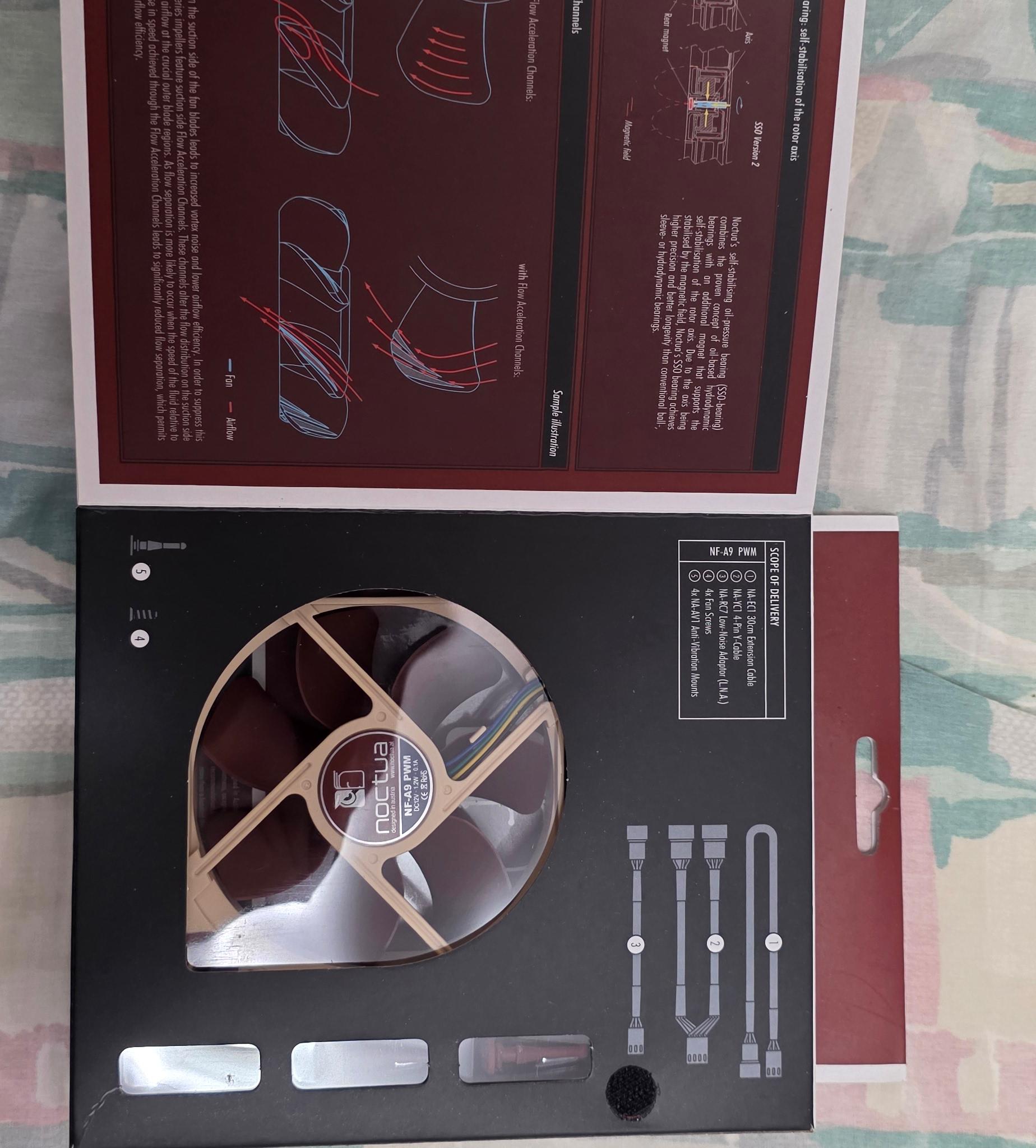 noctua NF-A9 PWM 92mm Premium Fan 92x92x25mm