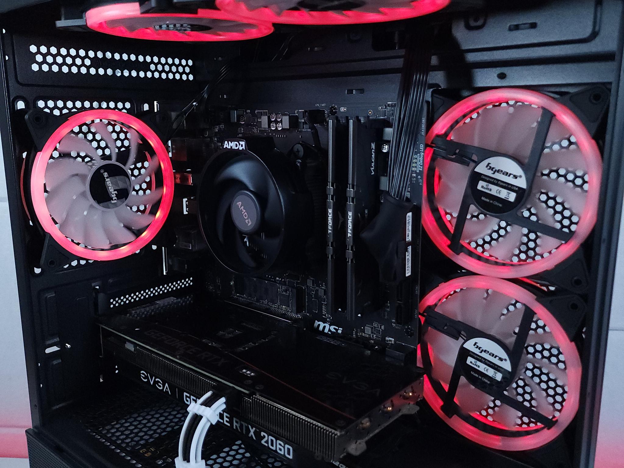 ❤️RTX 2060 12G || Ryzen 5 5500 || 16GB 3200MHz || 1TB M.2 SSD || 1080p Gaming Computer