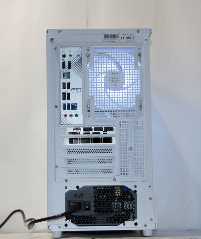 RTX 3080, Ryzen 5 7500F, 32GB DDR5, 1TB NVMe SSD, WiFi - Liquid Cooled Gaming PC
