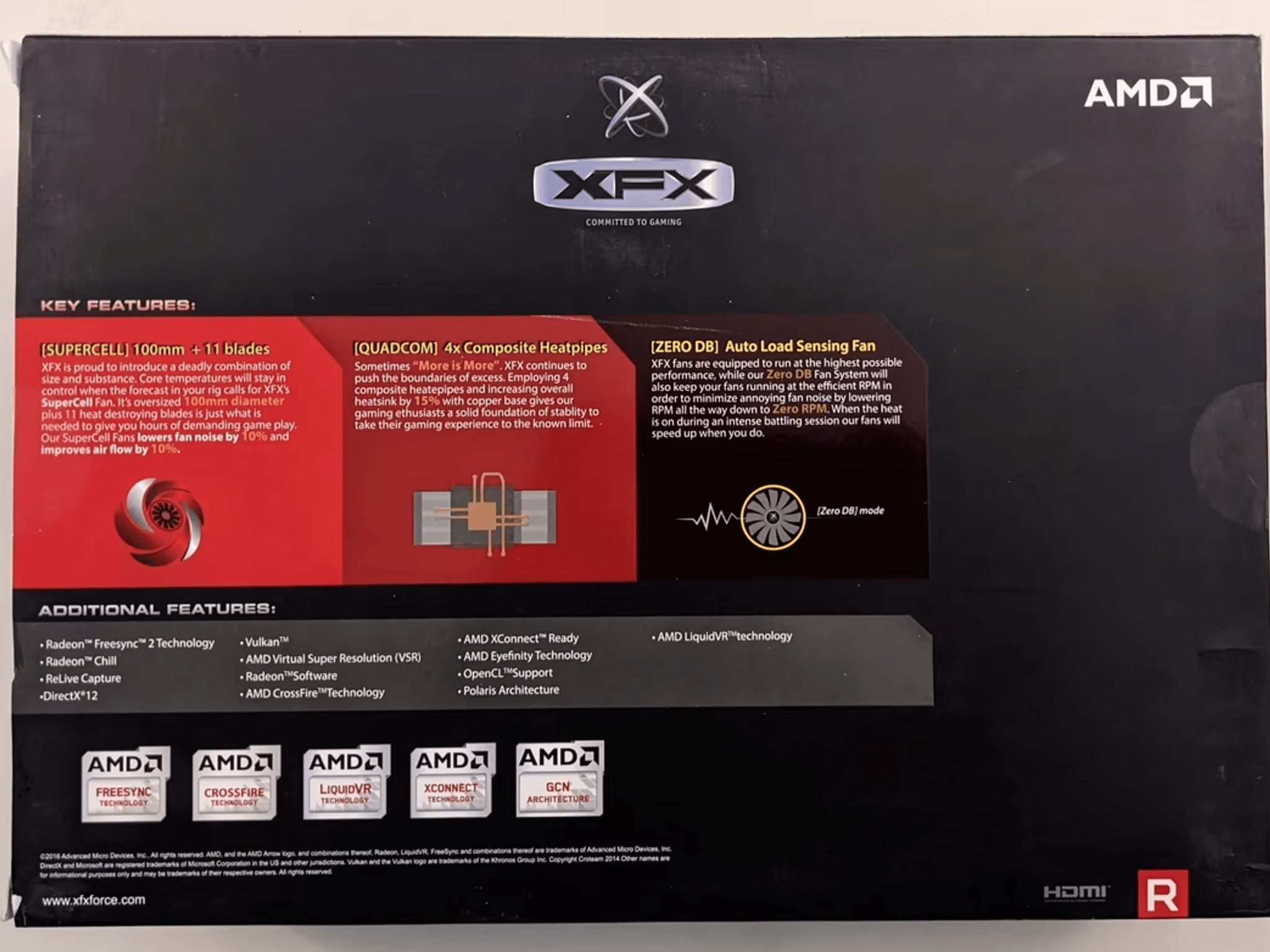 XFX Radeon RX 580 GTS XXX Edition 1386MHz OC+, 8GB GDDR5, 3xDP HDMI DVI (RX-580P8DFD6)