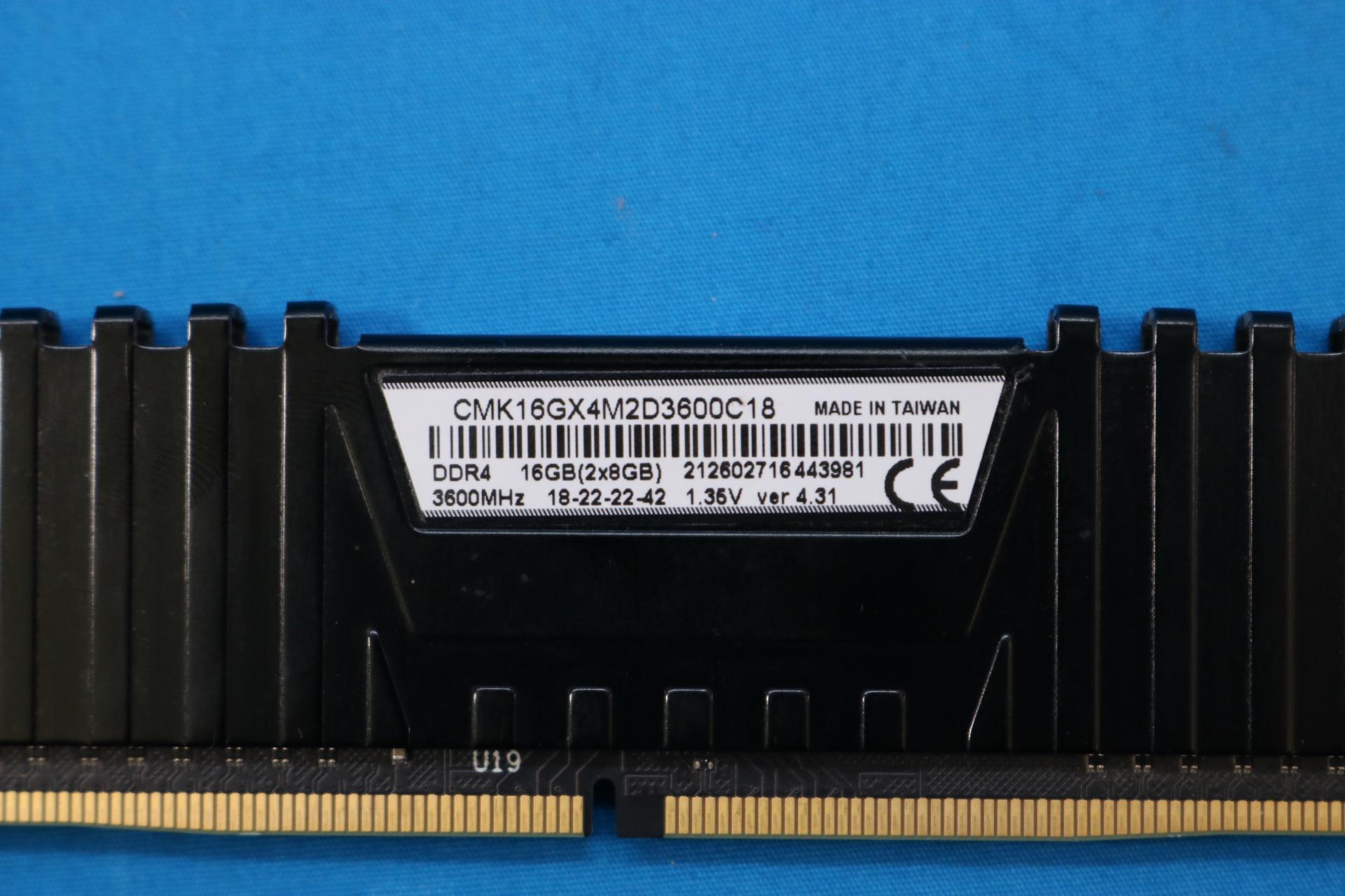 2x8GB DDR4 3600mhz Corsair RAM - CMK16GX4M2D3600C18 - 4119674086