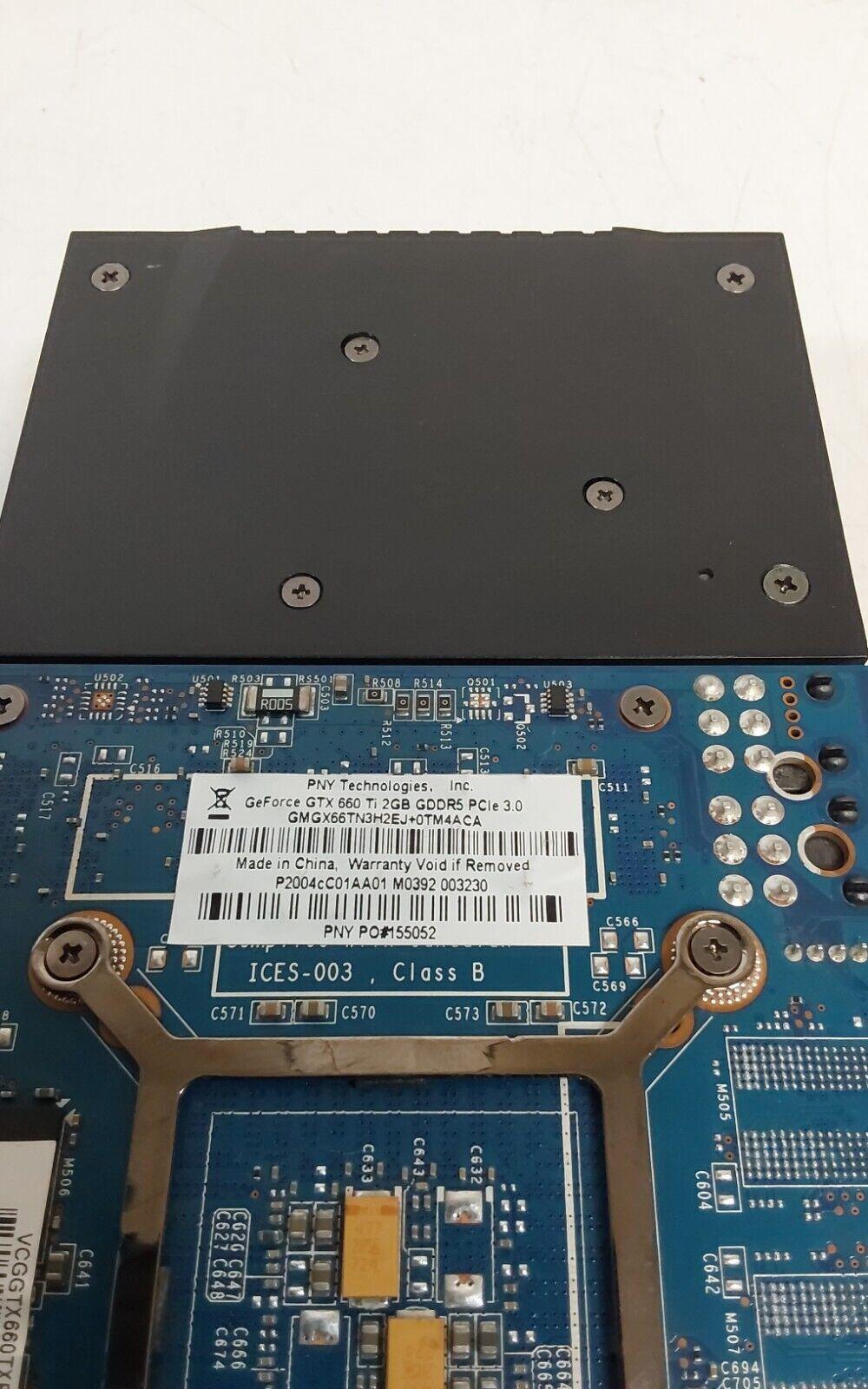 PNY Nvidia GeForce GTX 660 Ti 2GB GDDR5 Performance Edition GPU